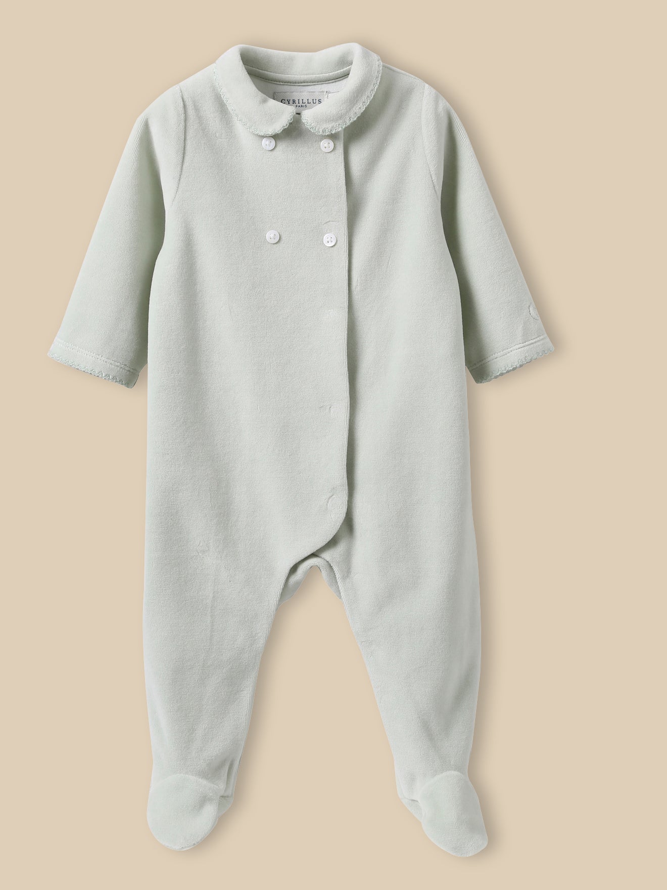 Babystrampler aus Velours