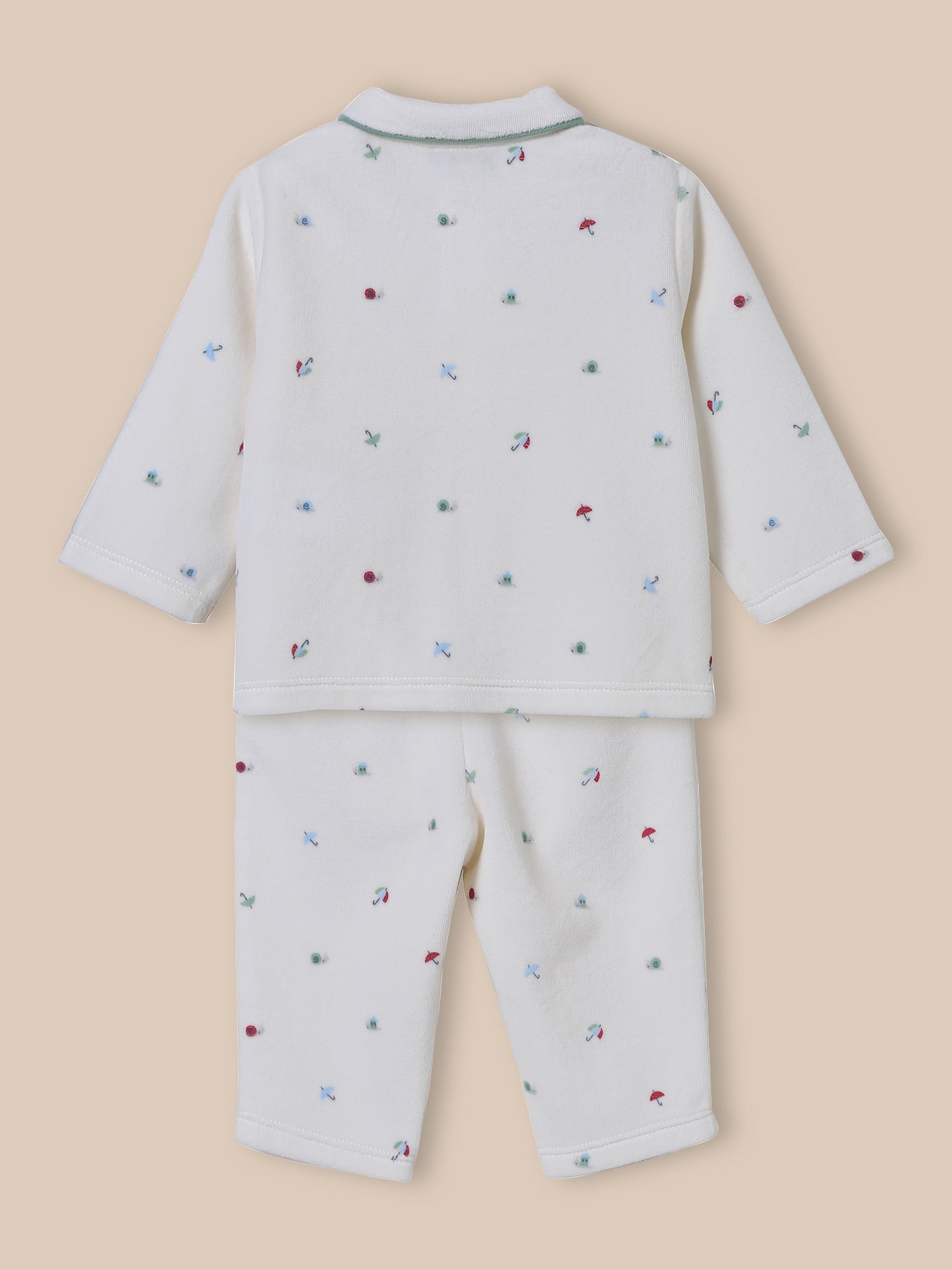 Baby-Pyjama aus Samt