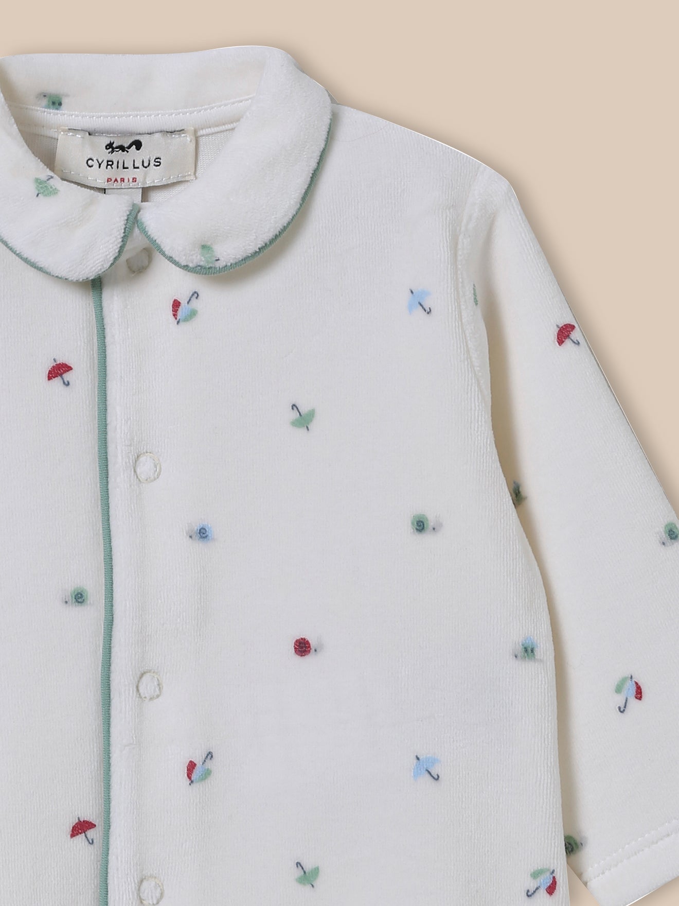 Baby-Pyjama aus Samt