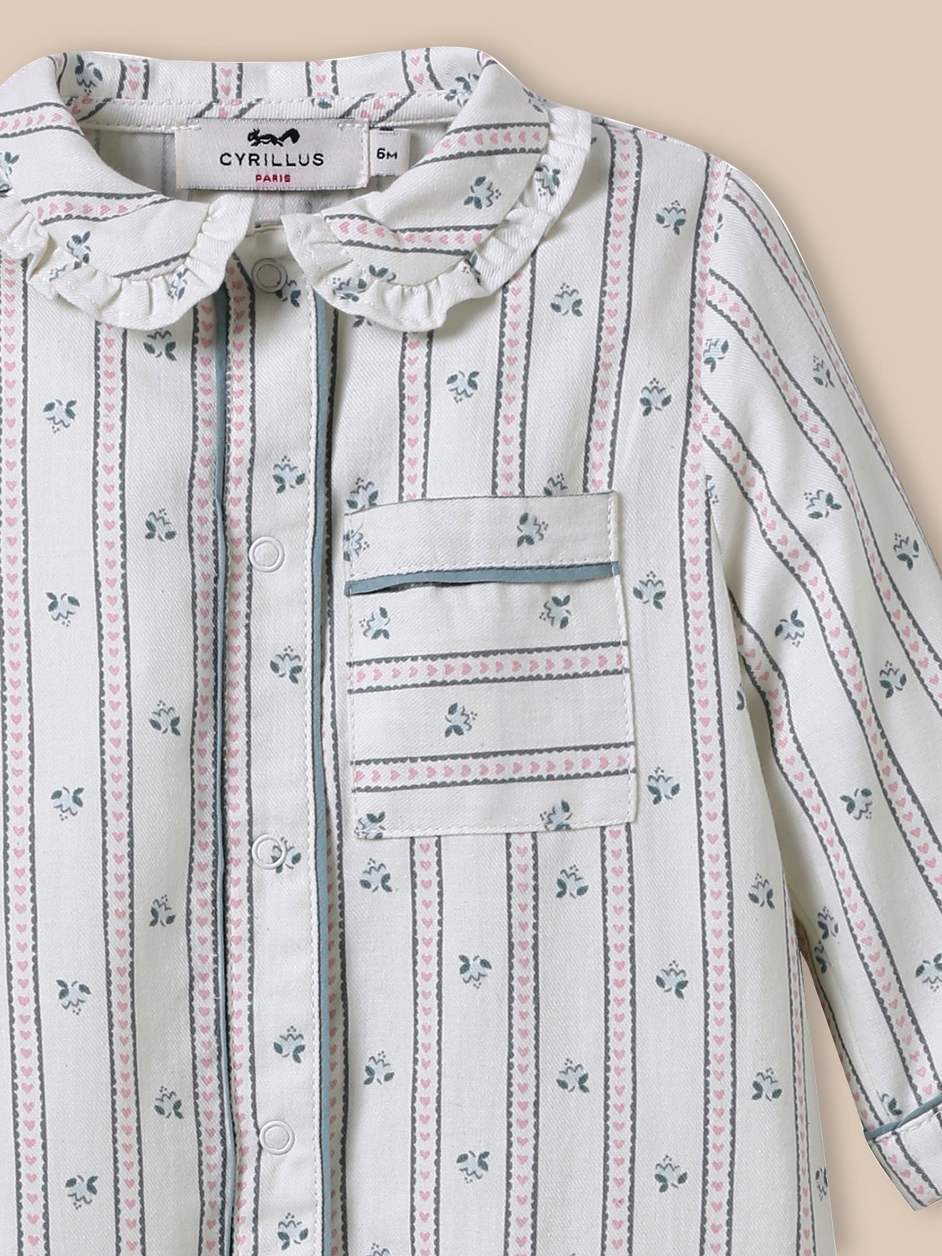 Baby-Pyjama « Grossvater-Look »