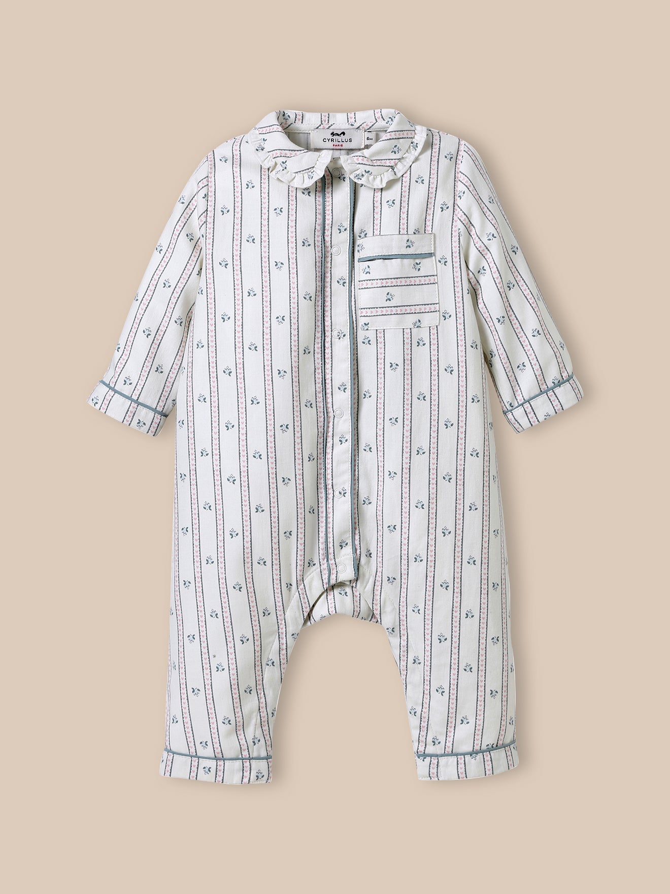 Baby-Pyjama « Grossvater-Look »