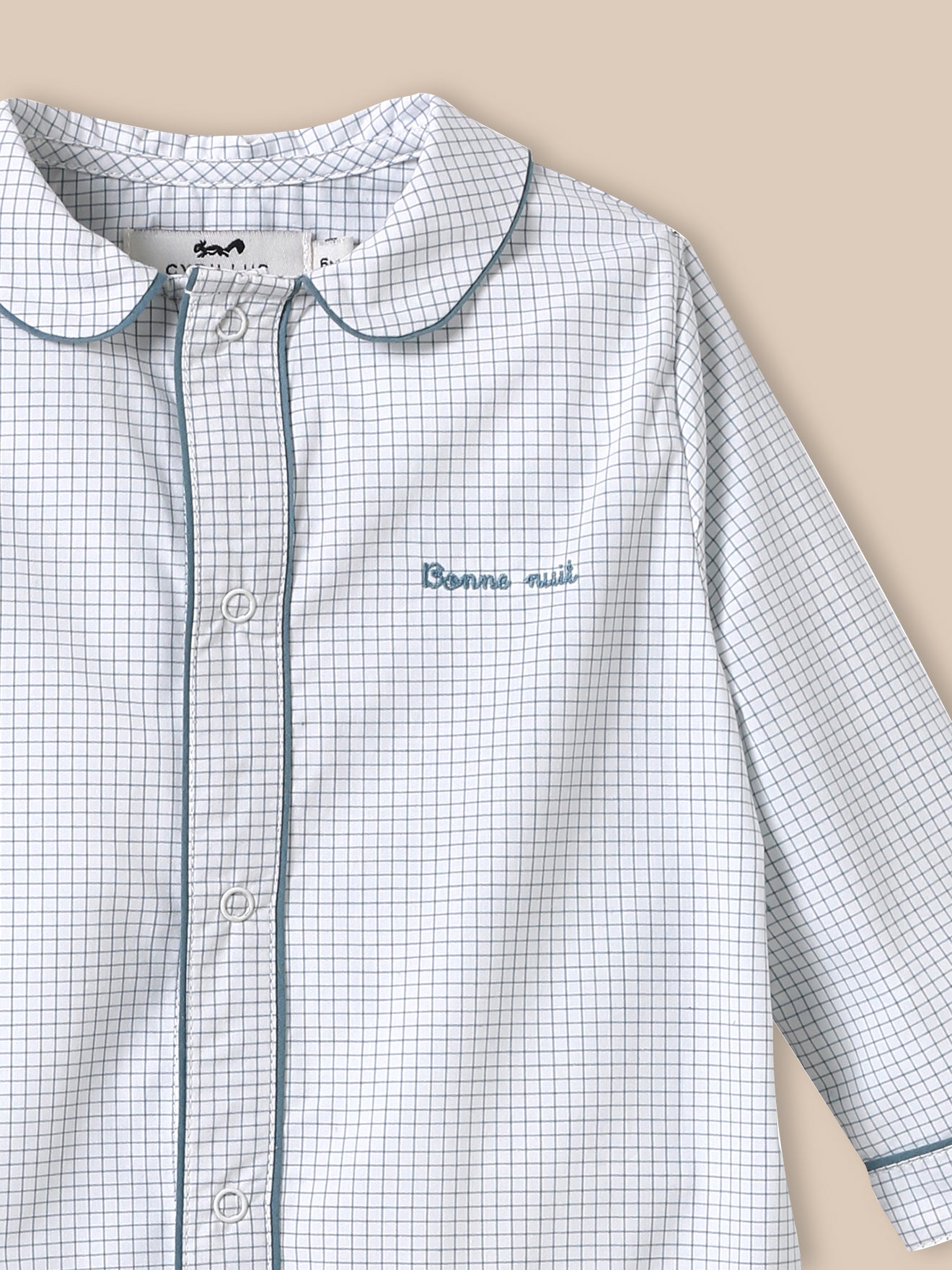 Baby-Pyjama mit Vichy-Karos