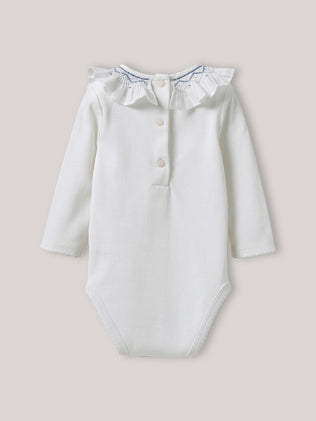 Body col avec smocks- Coton biologique