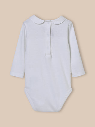 Body col brodé Bébé - Coton biologique