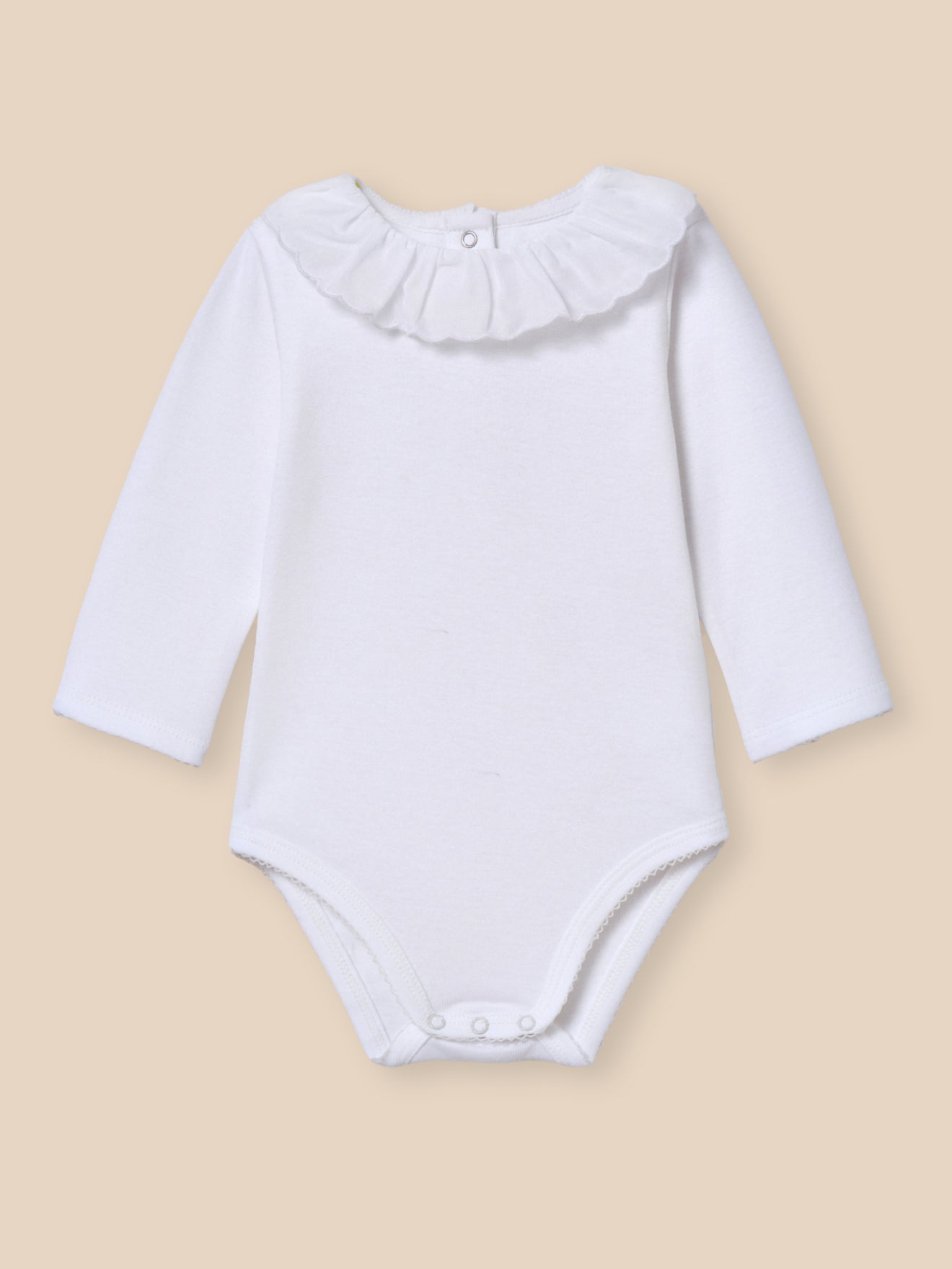 Body Bébé col coquilles - Coton biologique