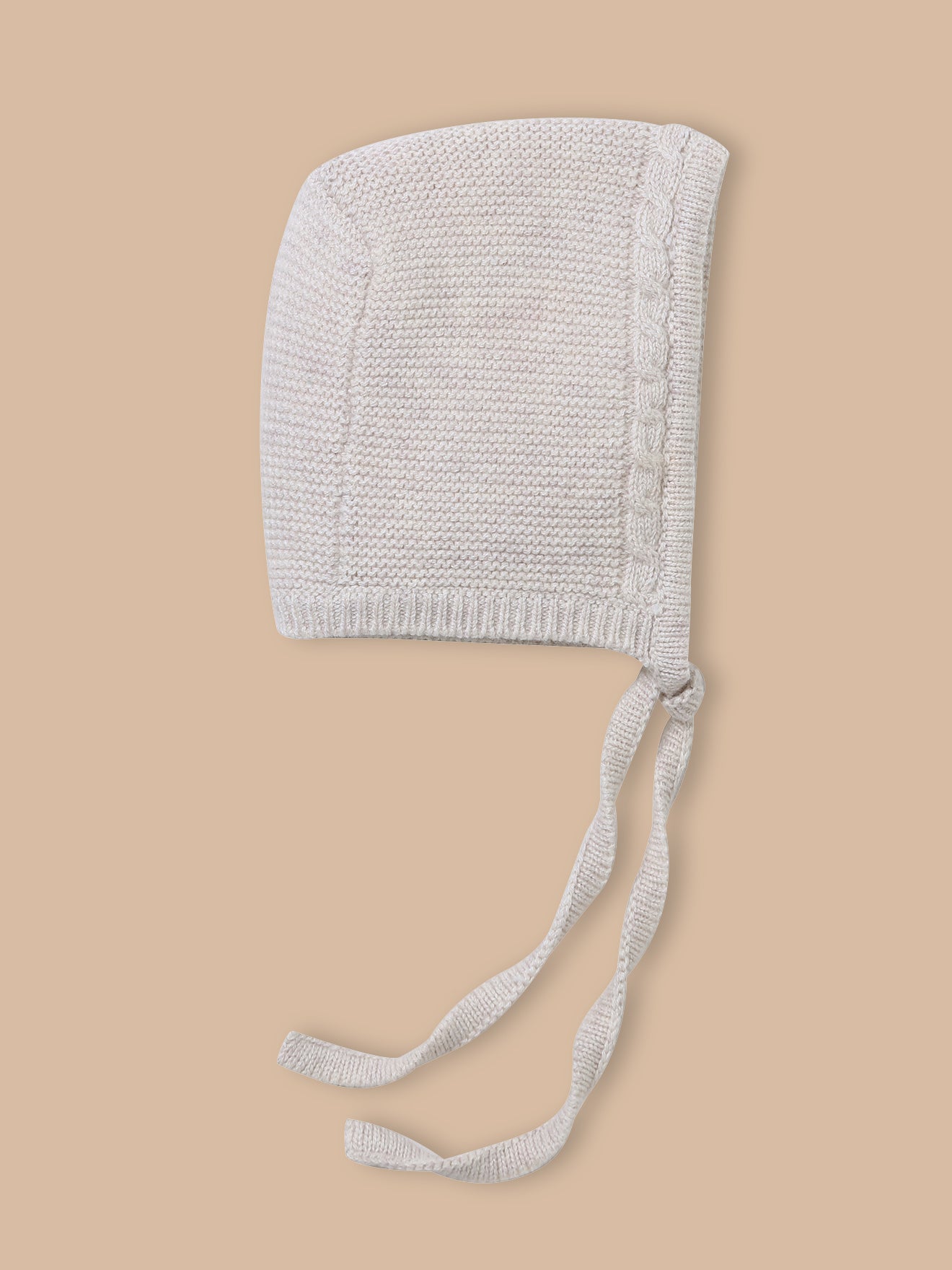 Babyhaube für Neugeboren aus Wolle und Baumwolle