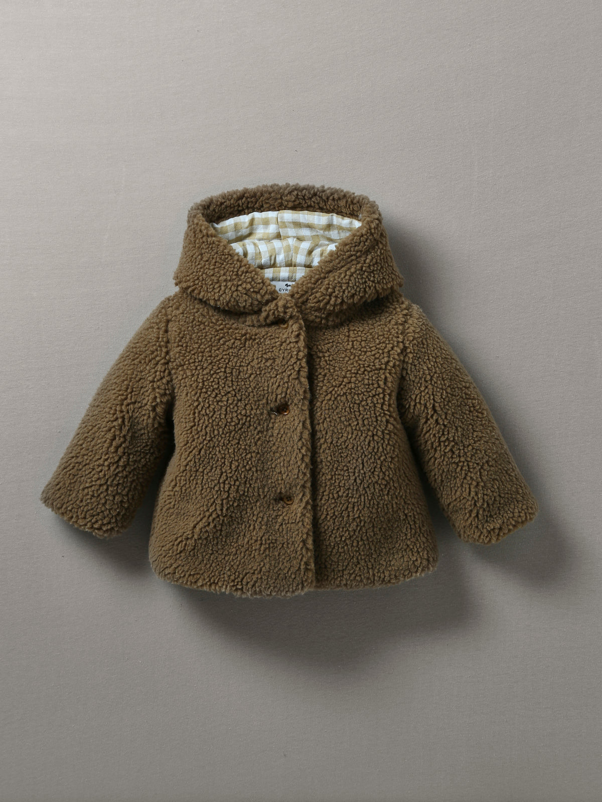 Manteau bébé en moumoute