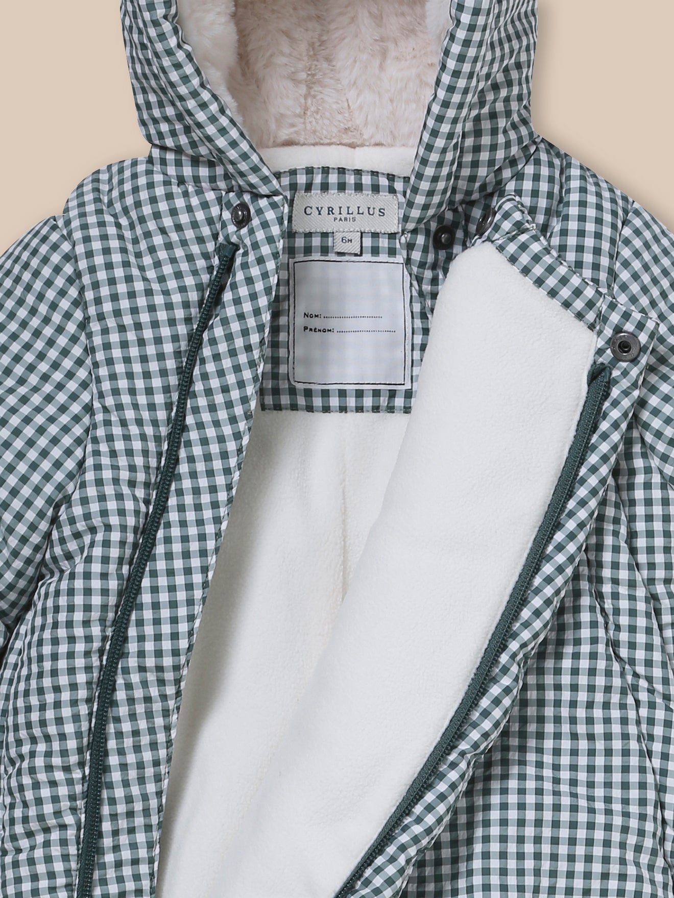 Baby-Overall mit Vichy-Karos