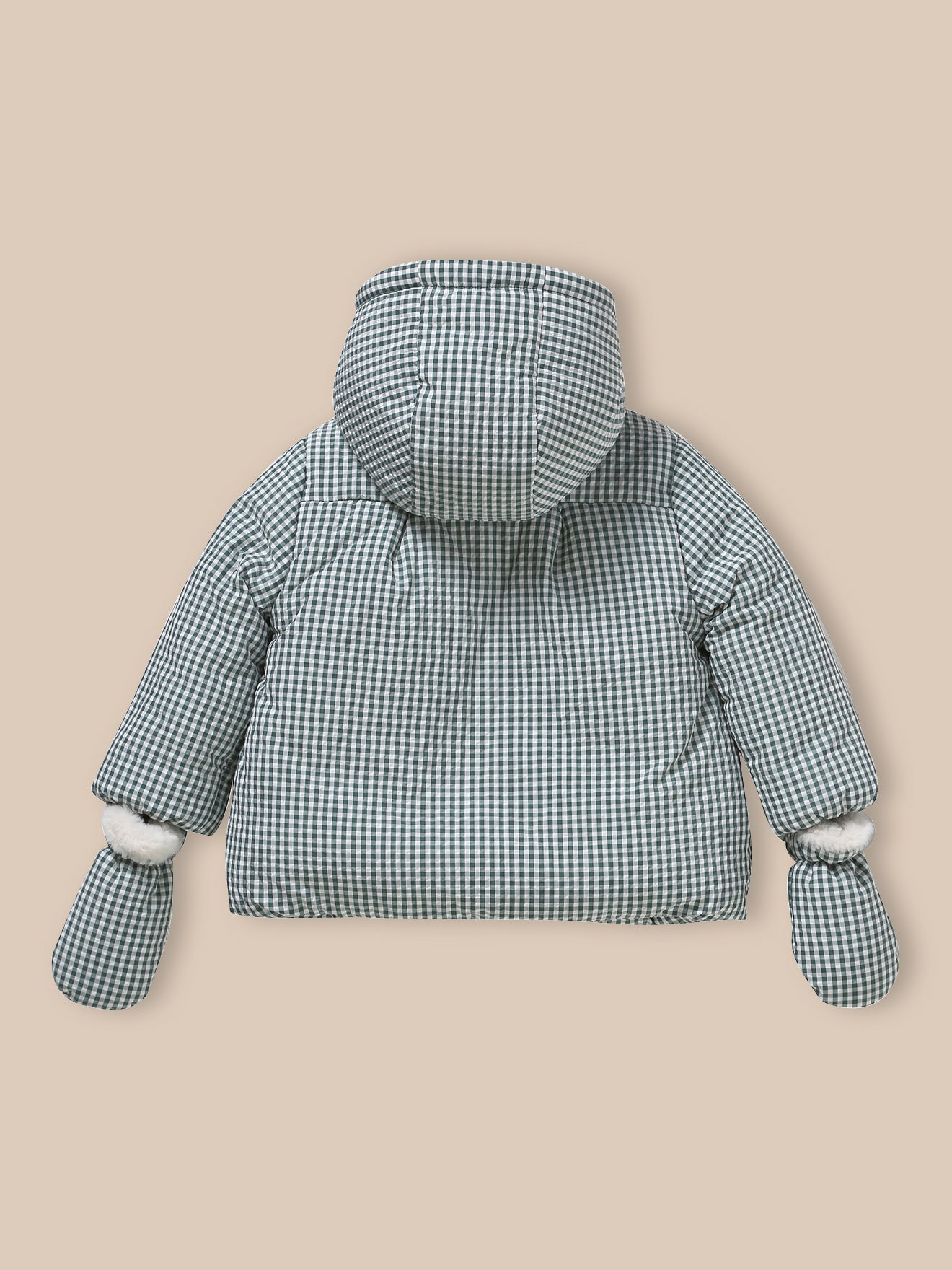 Baby-Steppjacke mit Sherpa-Futter