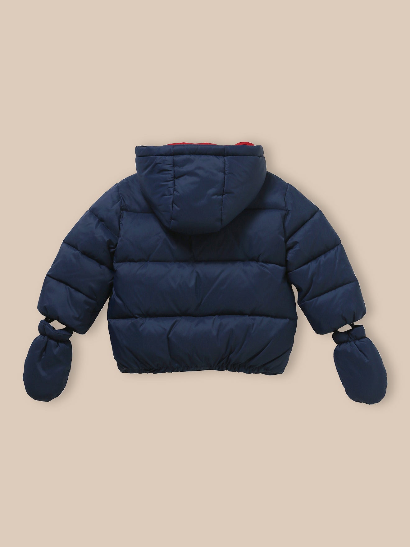 Baby-Steppjacke mit warmem Sherpa-Futter