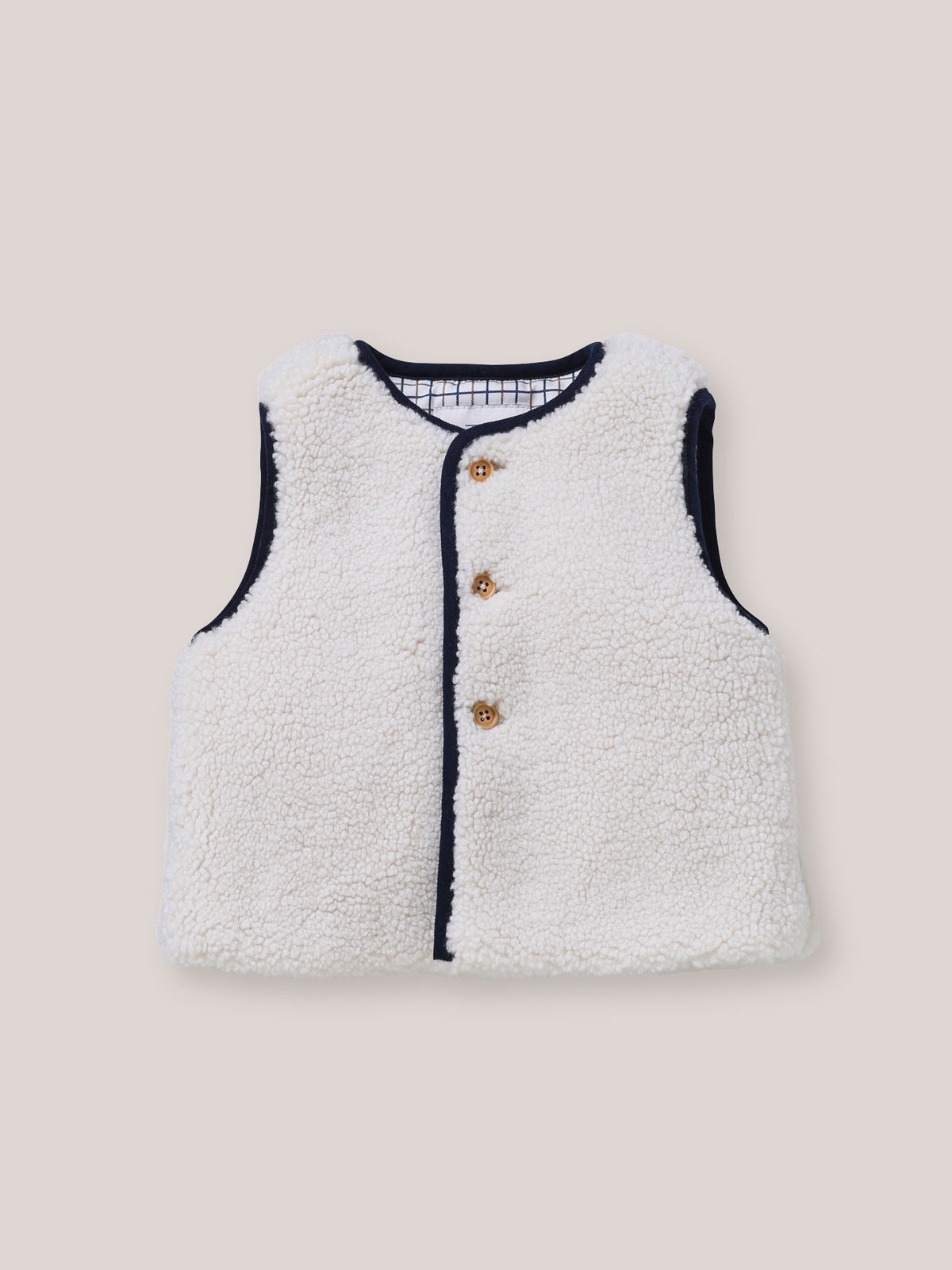 Veste sans manches en sherpa Bébé