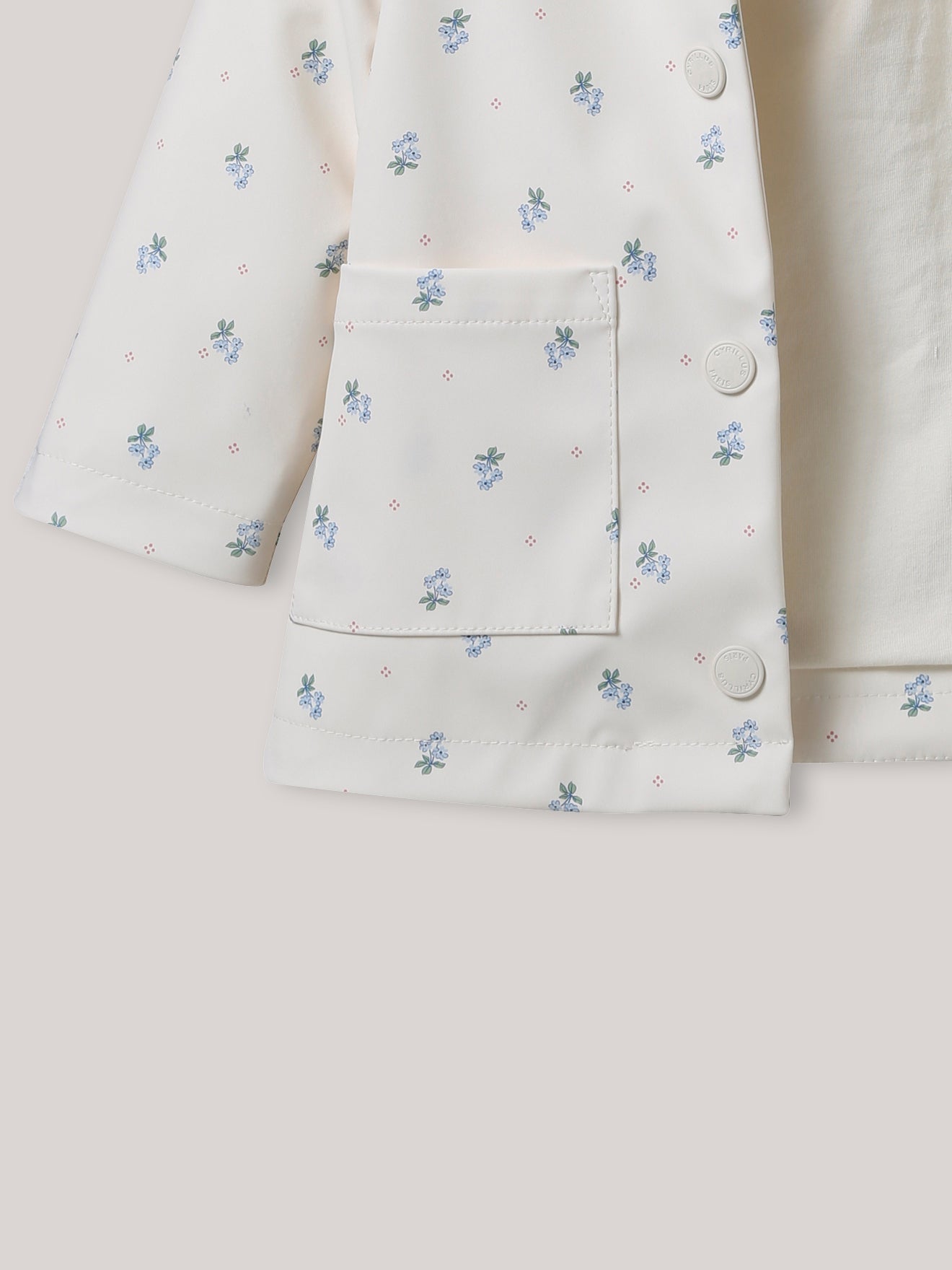 Baby-Regenmantel mit Kapuze