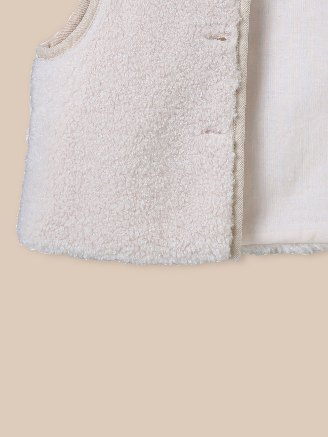 Baby Weste aus Sherpa