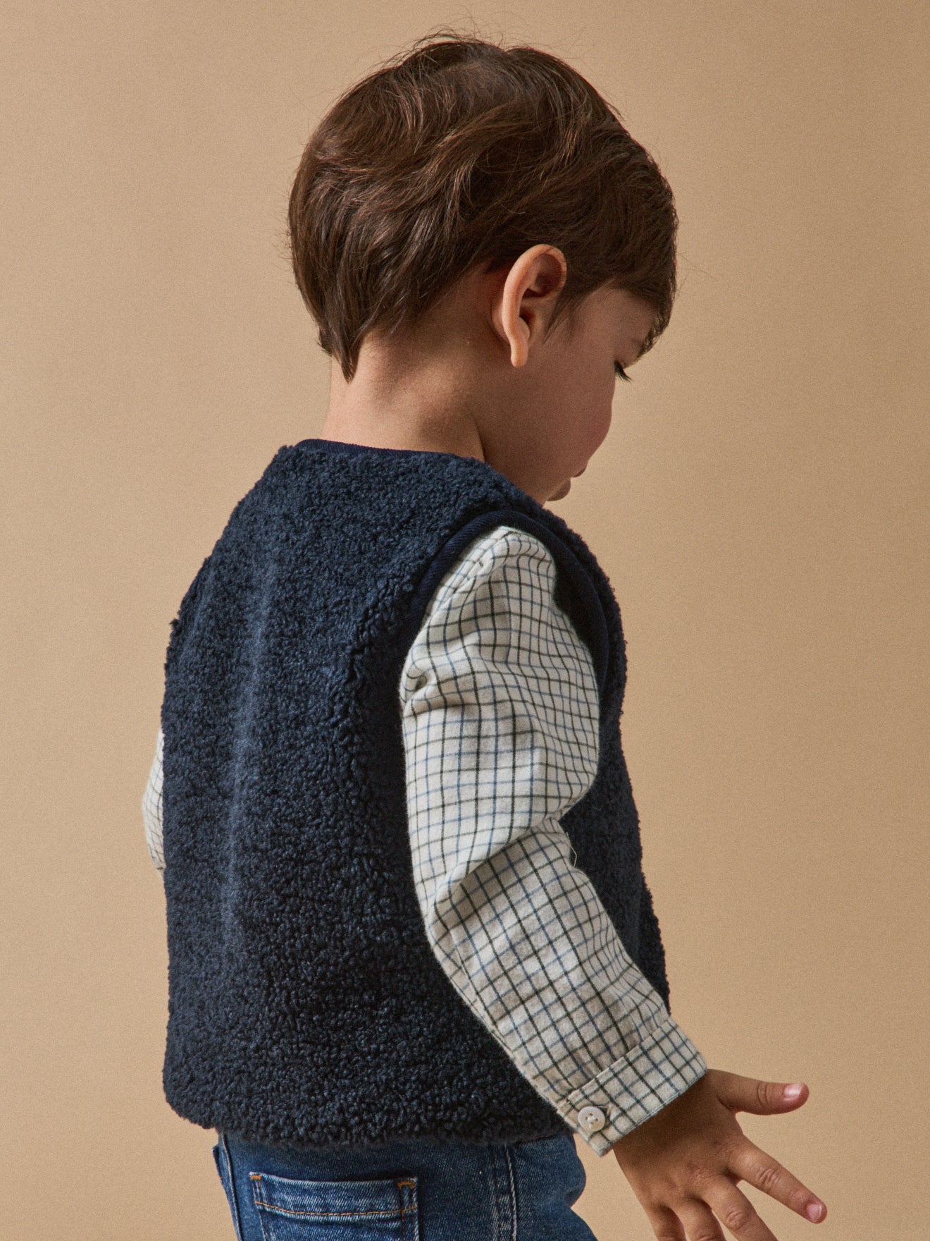 Baby Weste aus Sherpa