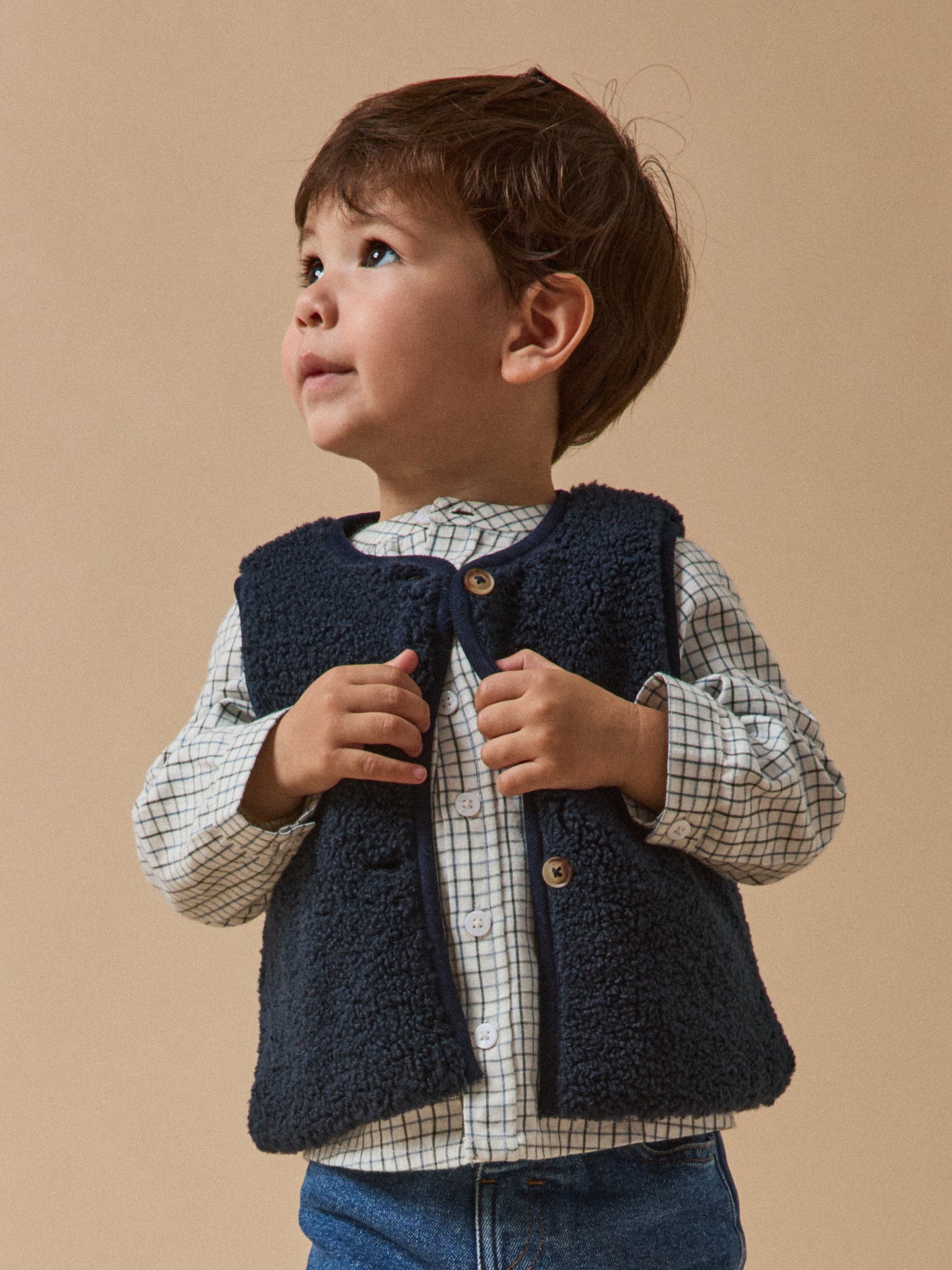 Baby Weste aus Sherpa