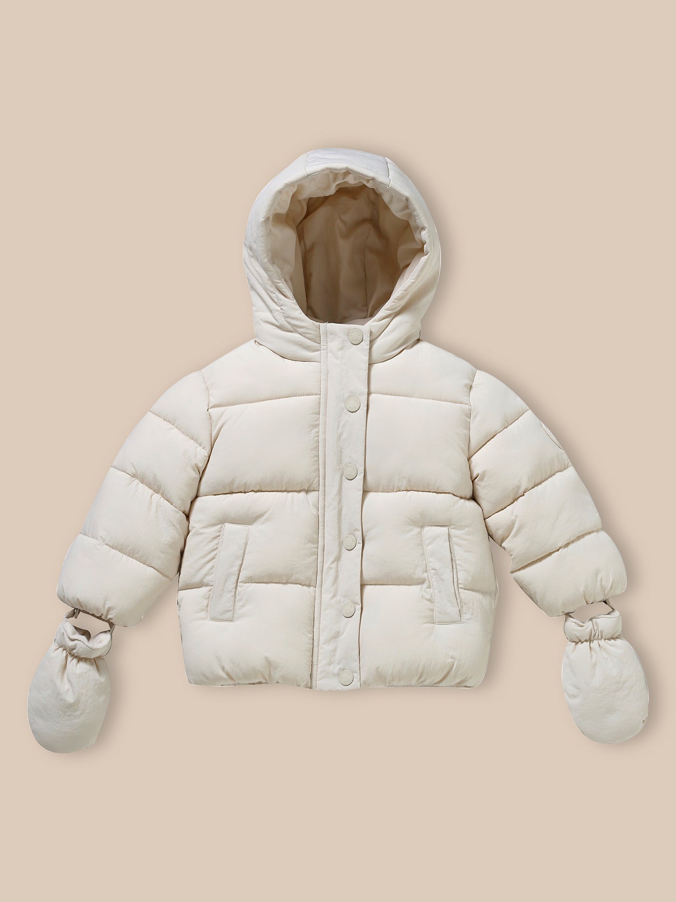 Baby-Steppjacke mit warmem Fleece-Futter
