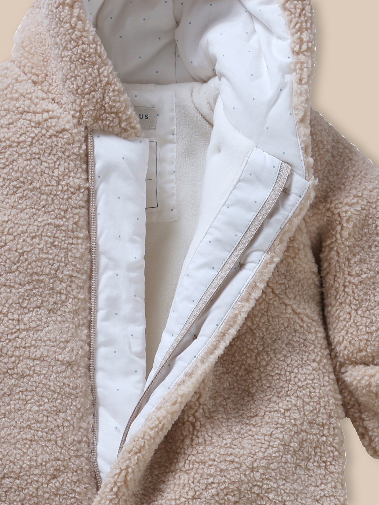 Combi-pilote Bébé en sherpa effet peluche