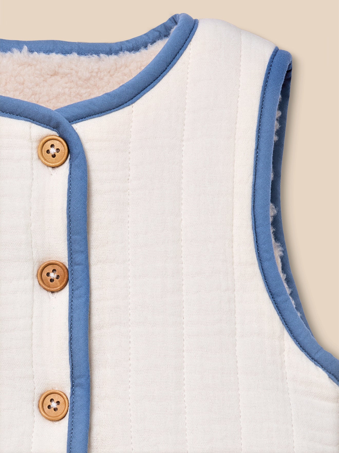 Veste sans manches réversible Bébé