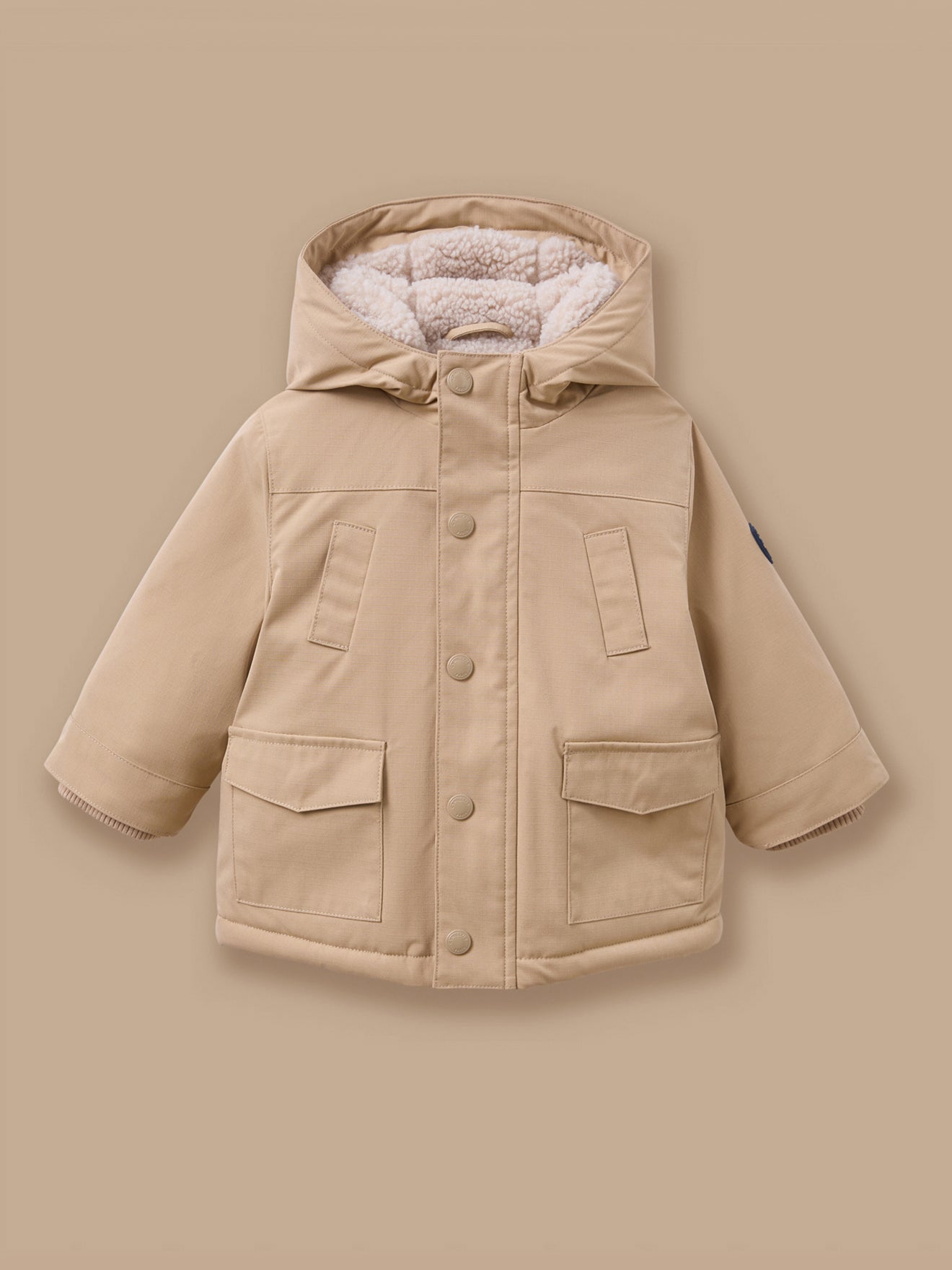 Parka doublée sherpa Bébé