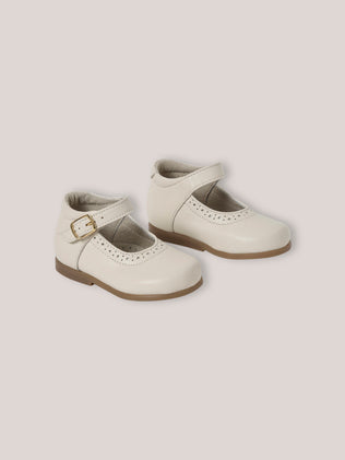 Salomés en cuir Bébé