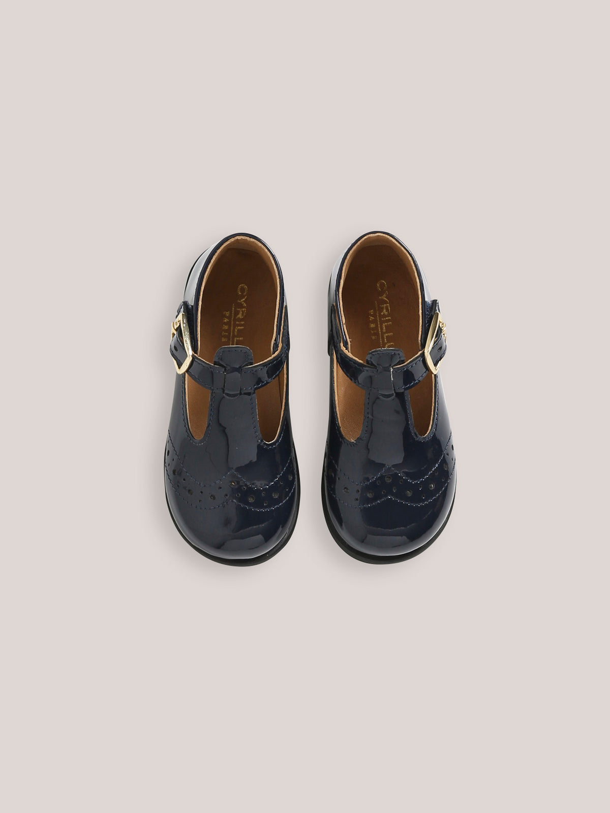 Baby-Spangenschuhe aus Leder