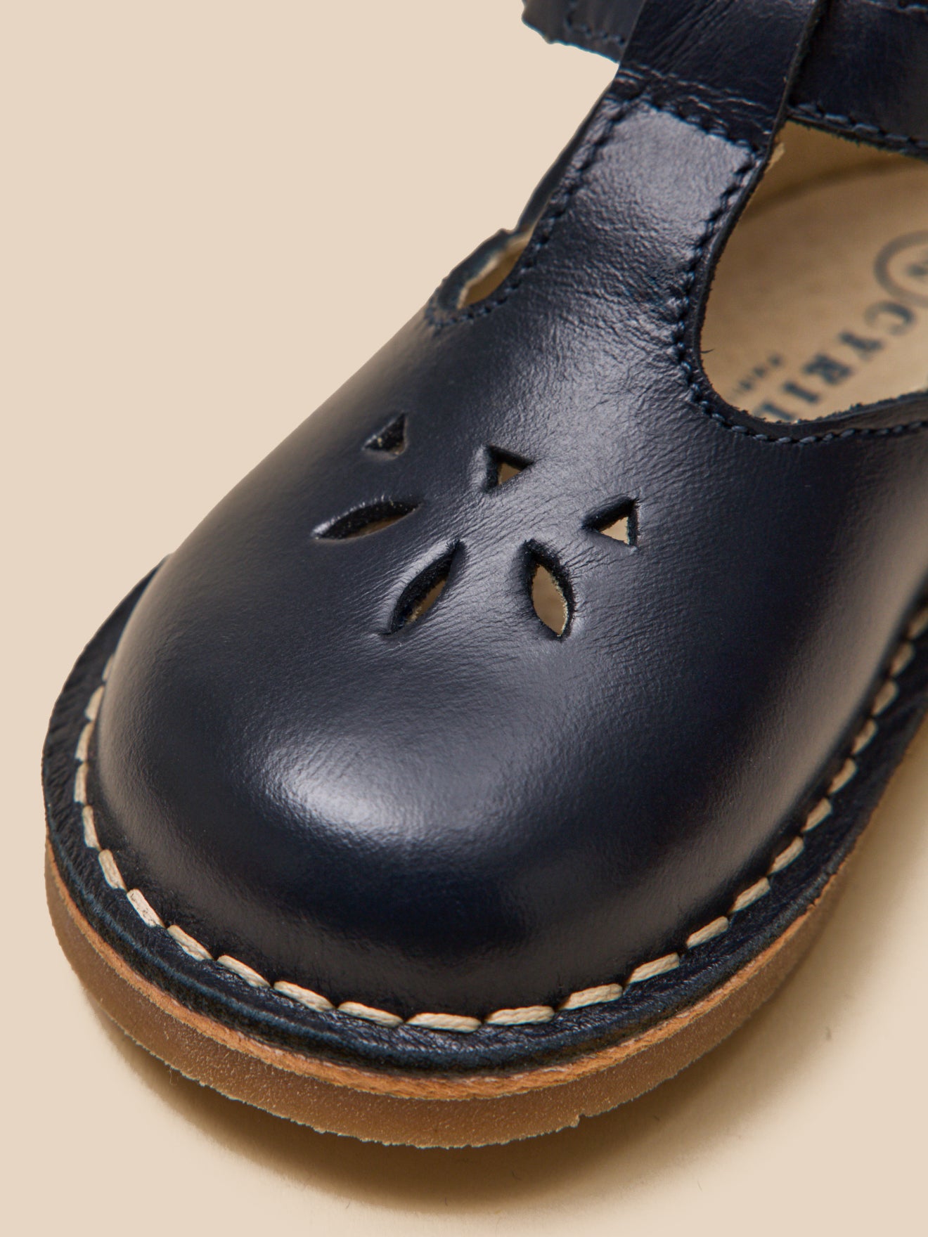 Salomés en cuir Bébé