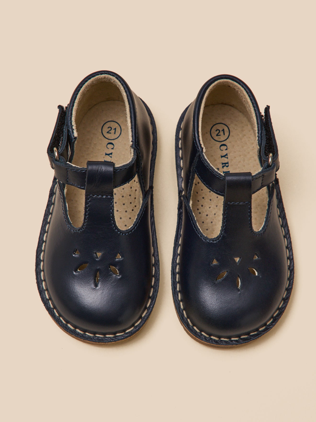 Salomés en cuir Bébé