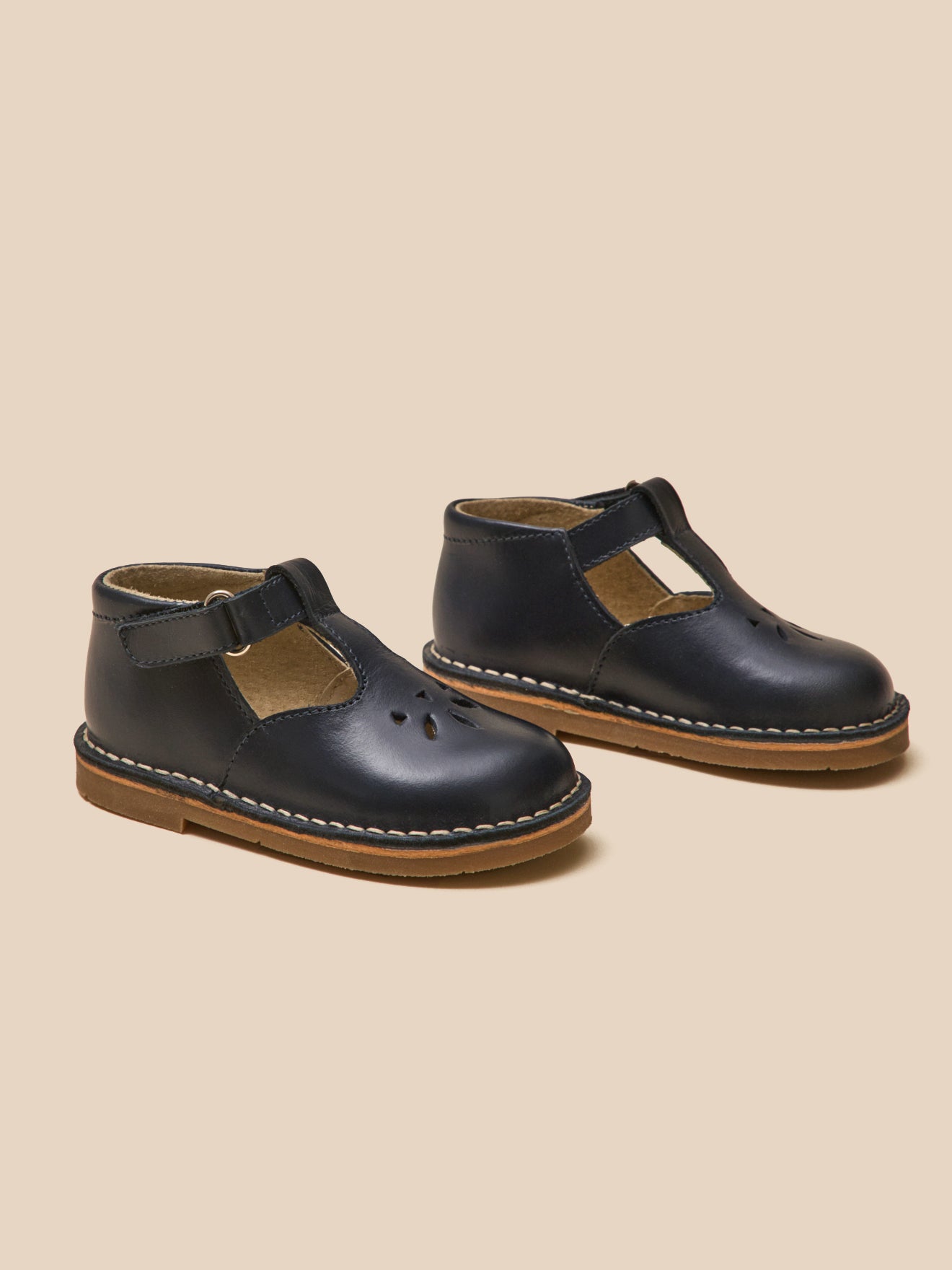 Salomés en cuir Bébé