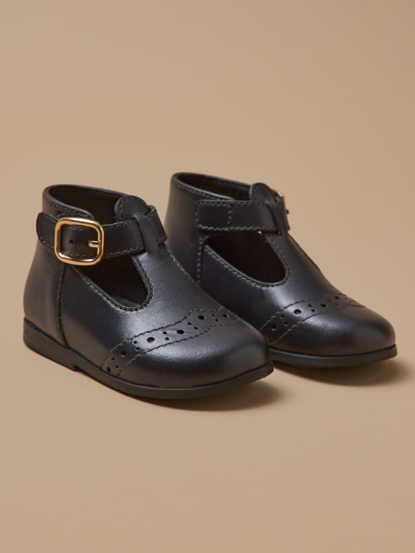 Babyschuhe, Mary Janes, Leder