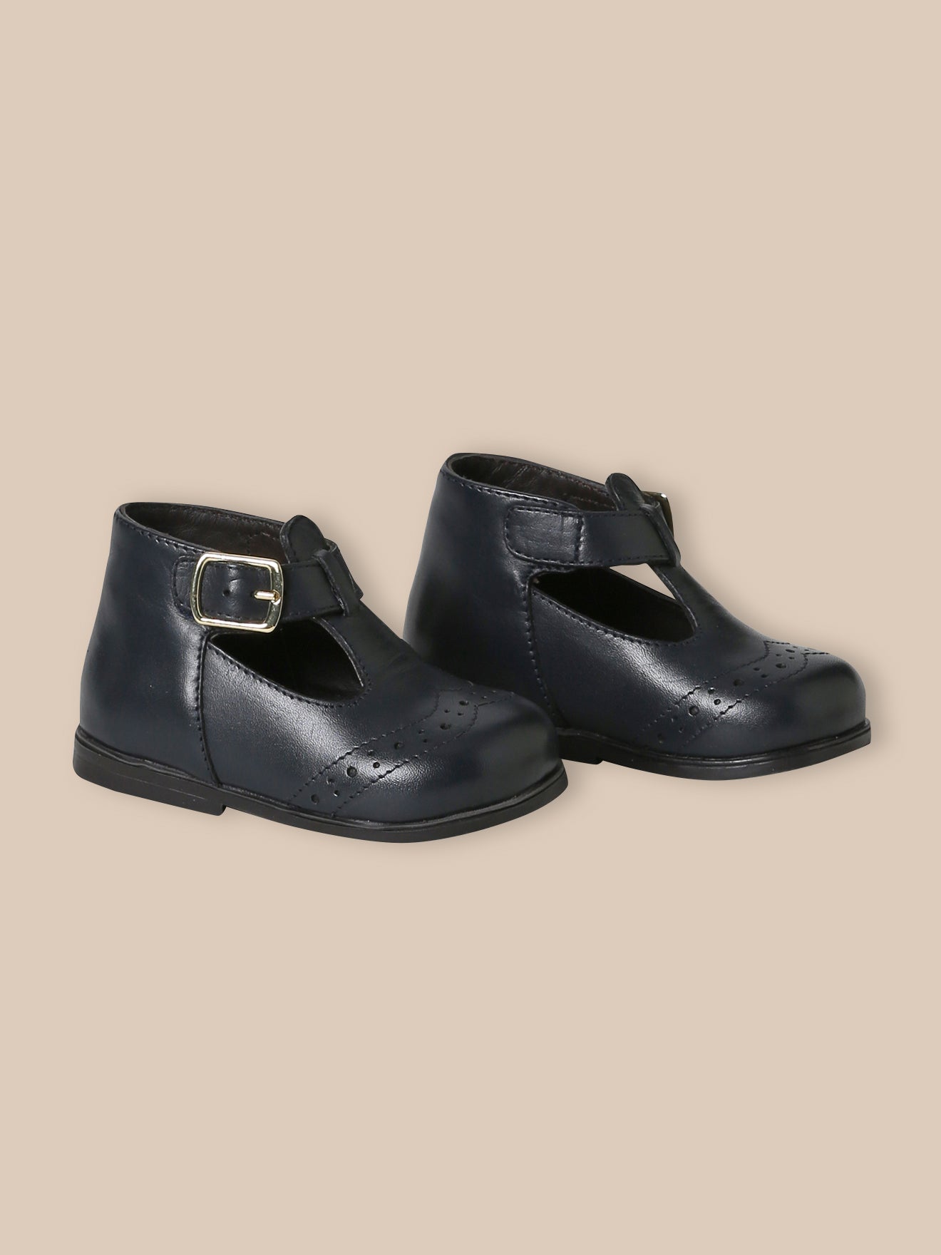 Babyschuhe, Mary Janes, Leder