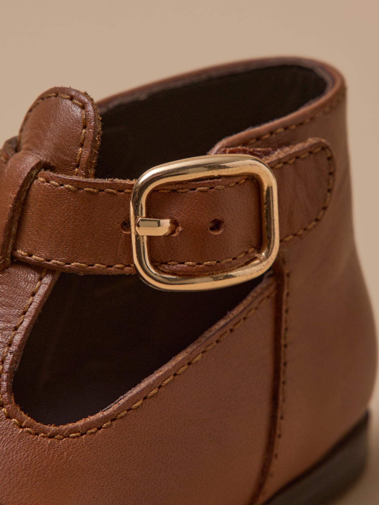 Babyschuhe, Mary Janes, Leder