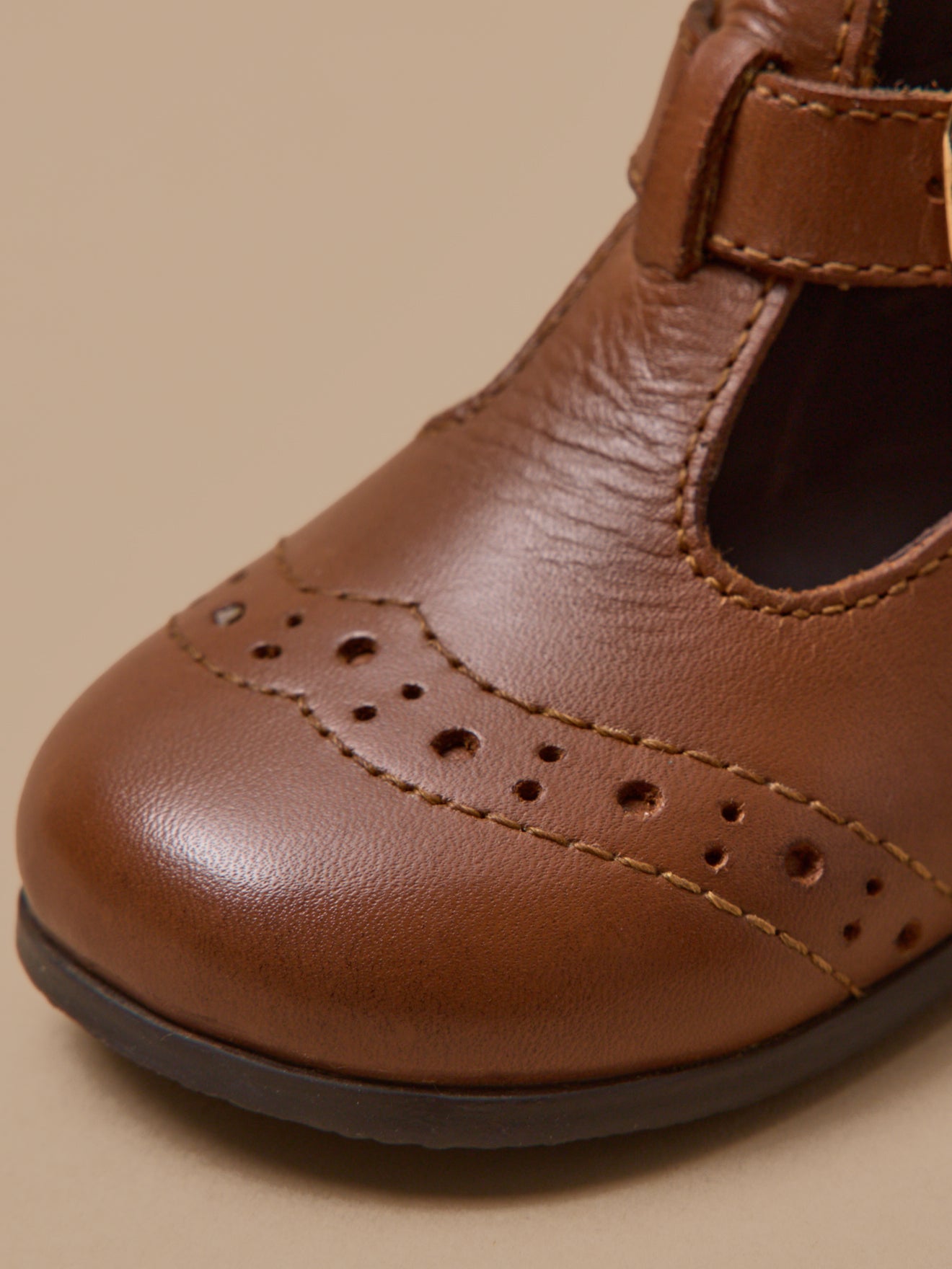 Babyschuhe, Mary Janes, Leder