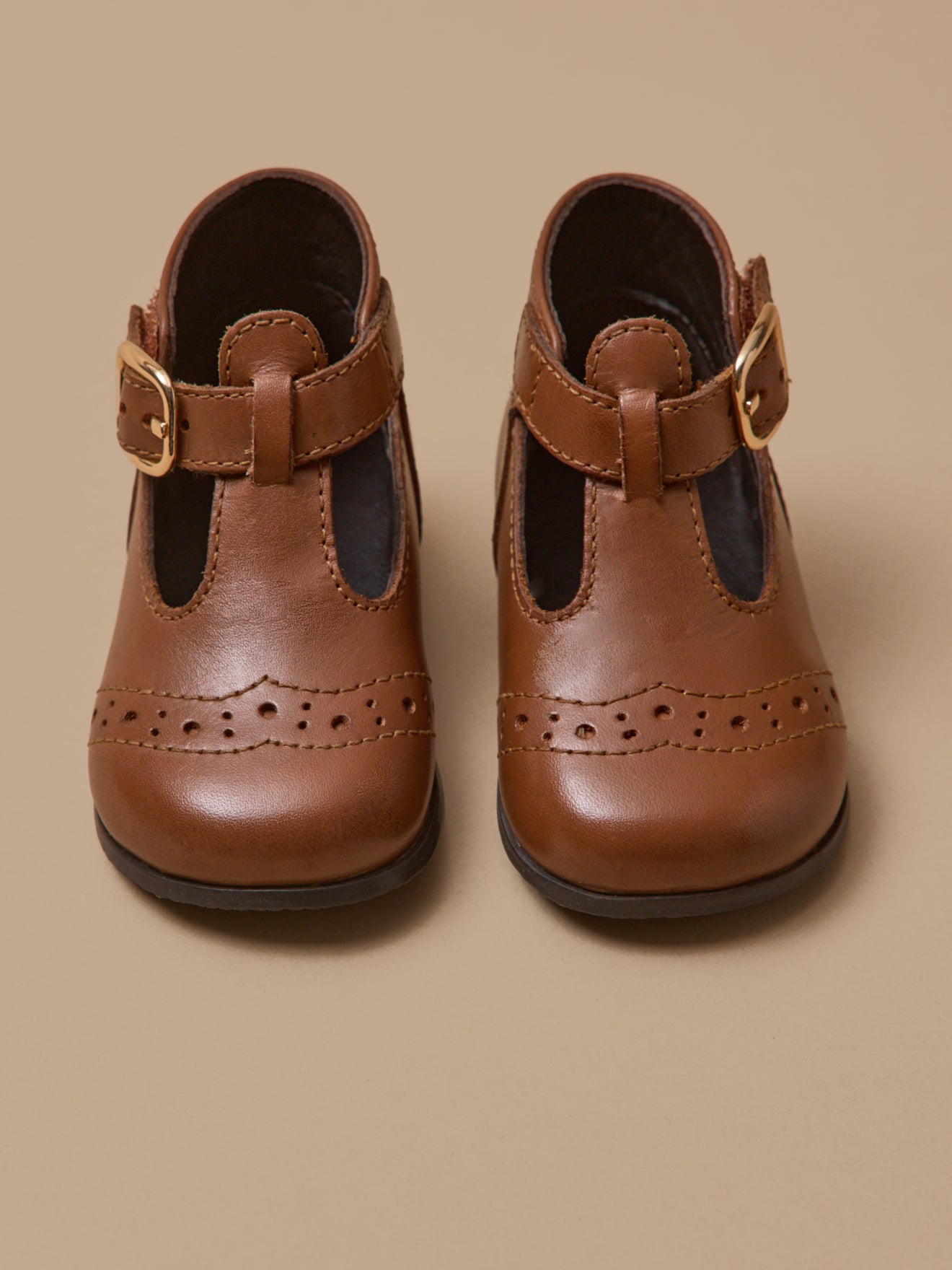 Babyschuhe, Mary Janes, Leder