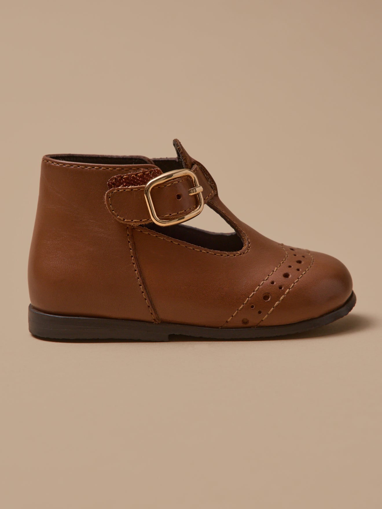 Babyschuhe, Mary Janes, Leder