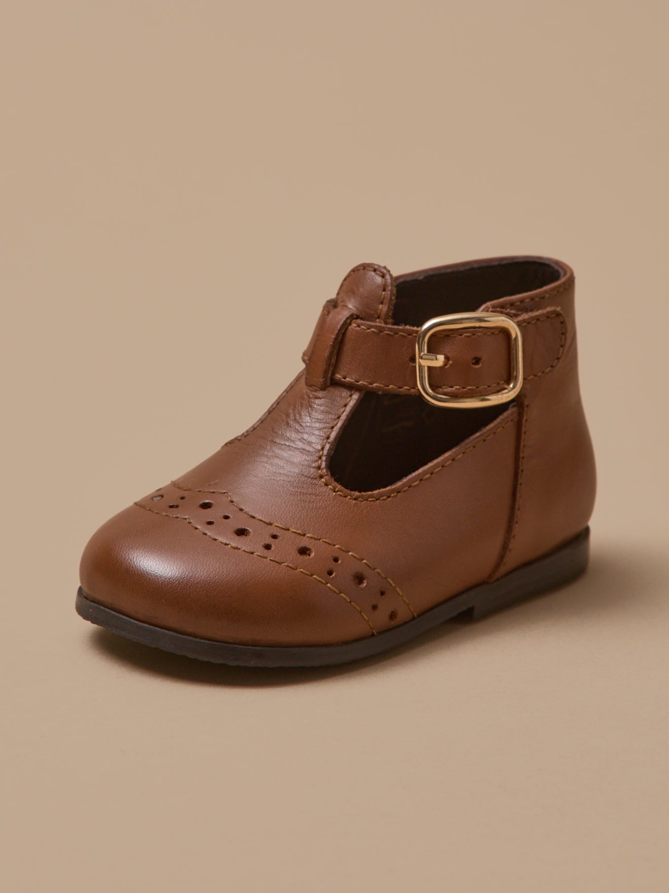 Babyschuhe, Mary Janes, Leder