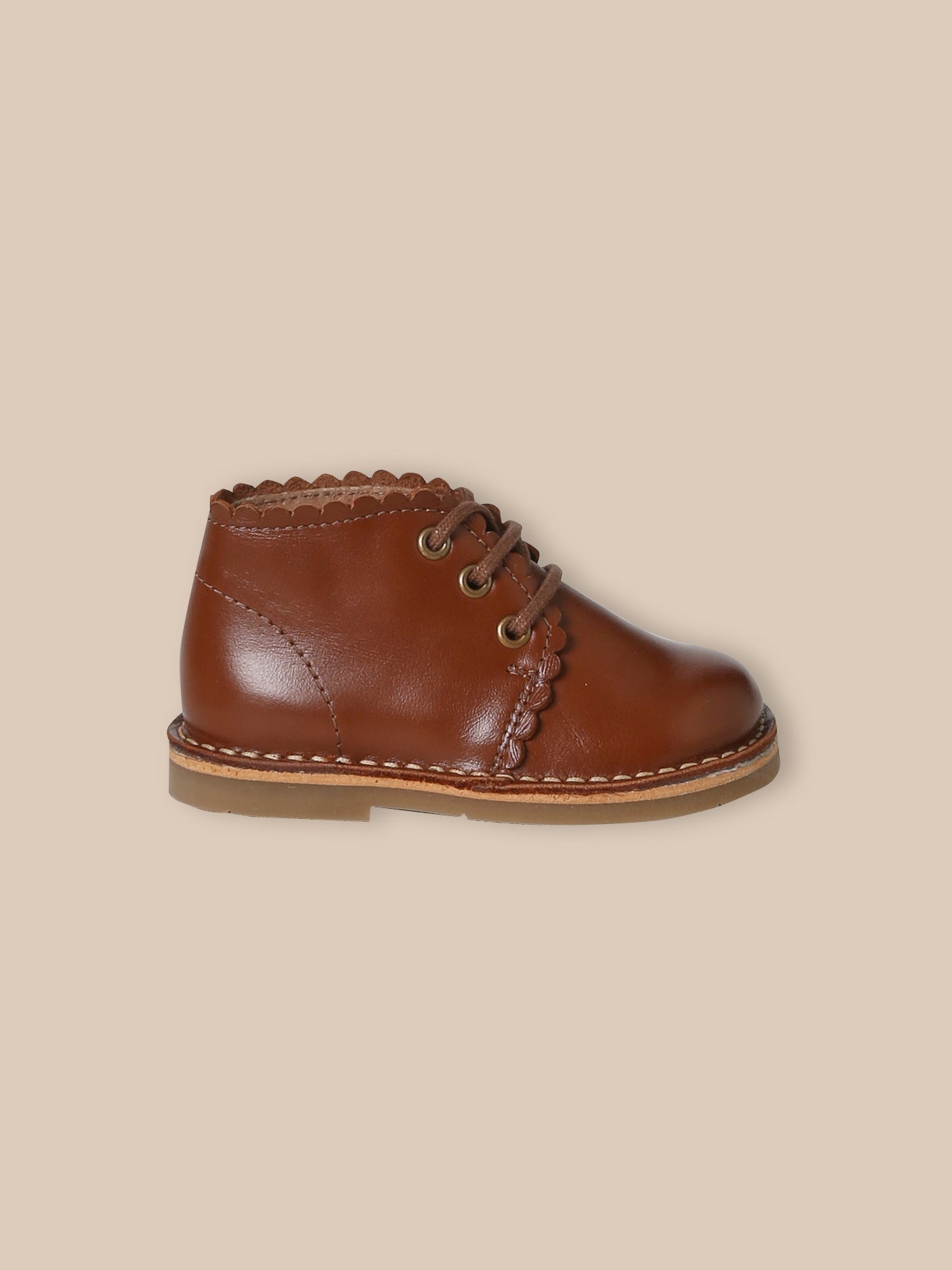 Babystiefelchen, Leder, verziert