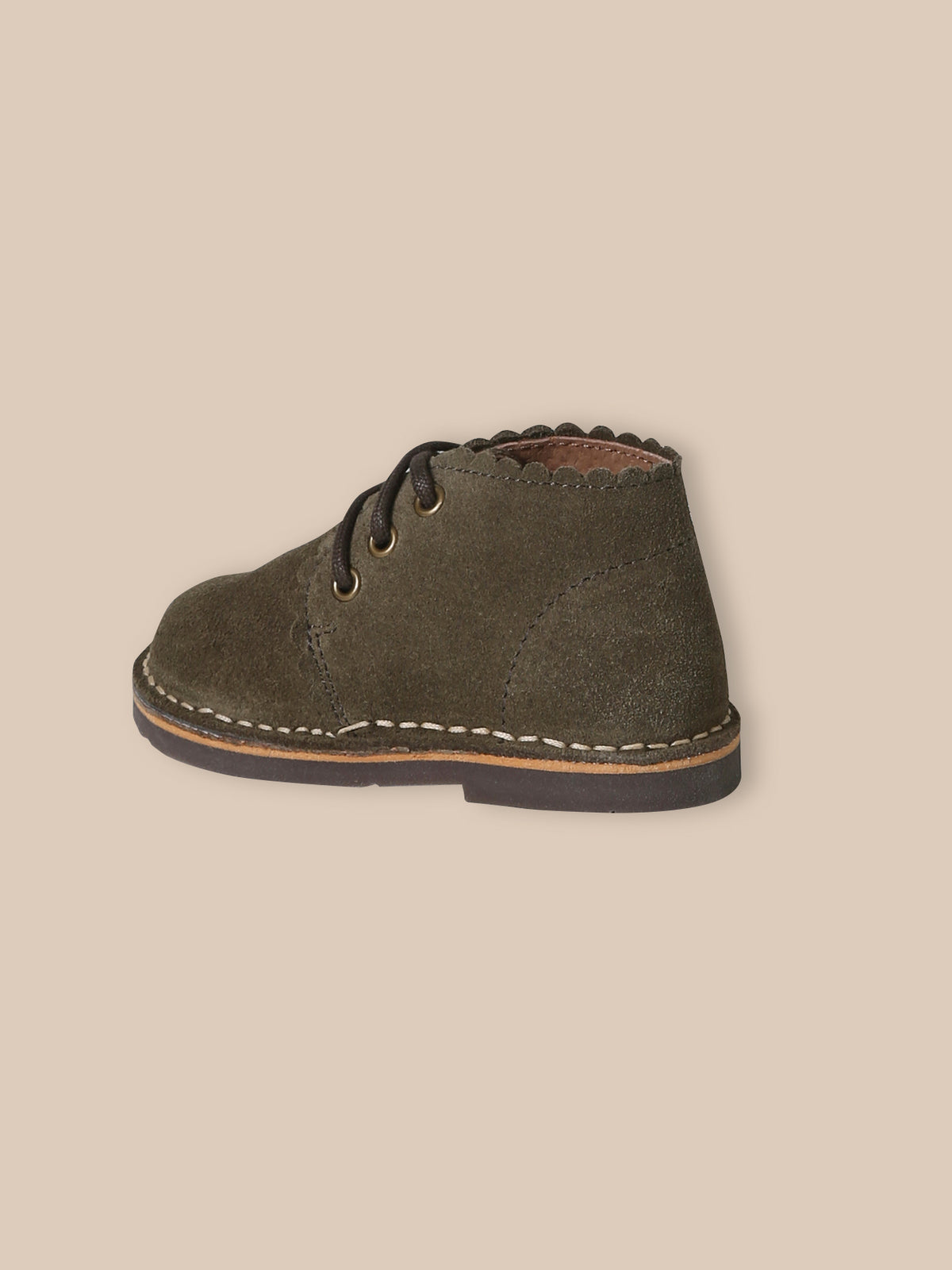 Bottines en cuir suédé bébé