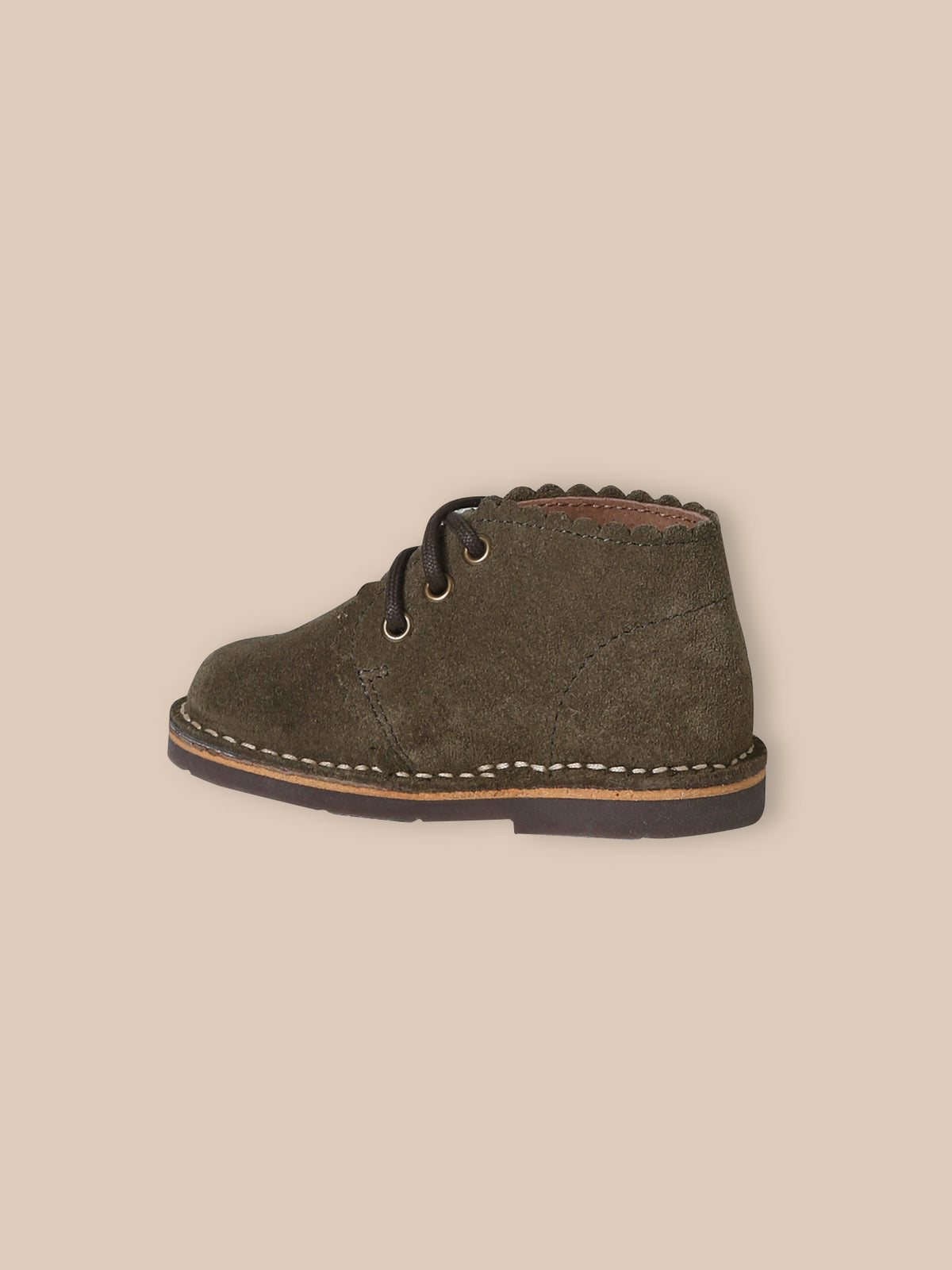 Bottines en cuir suédé bébé