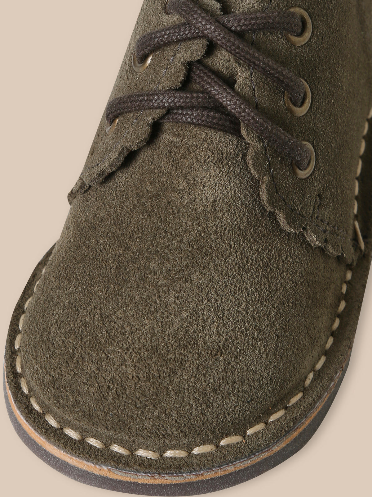 Bottines en cuir suédé bébé