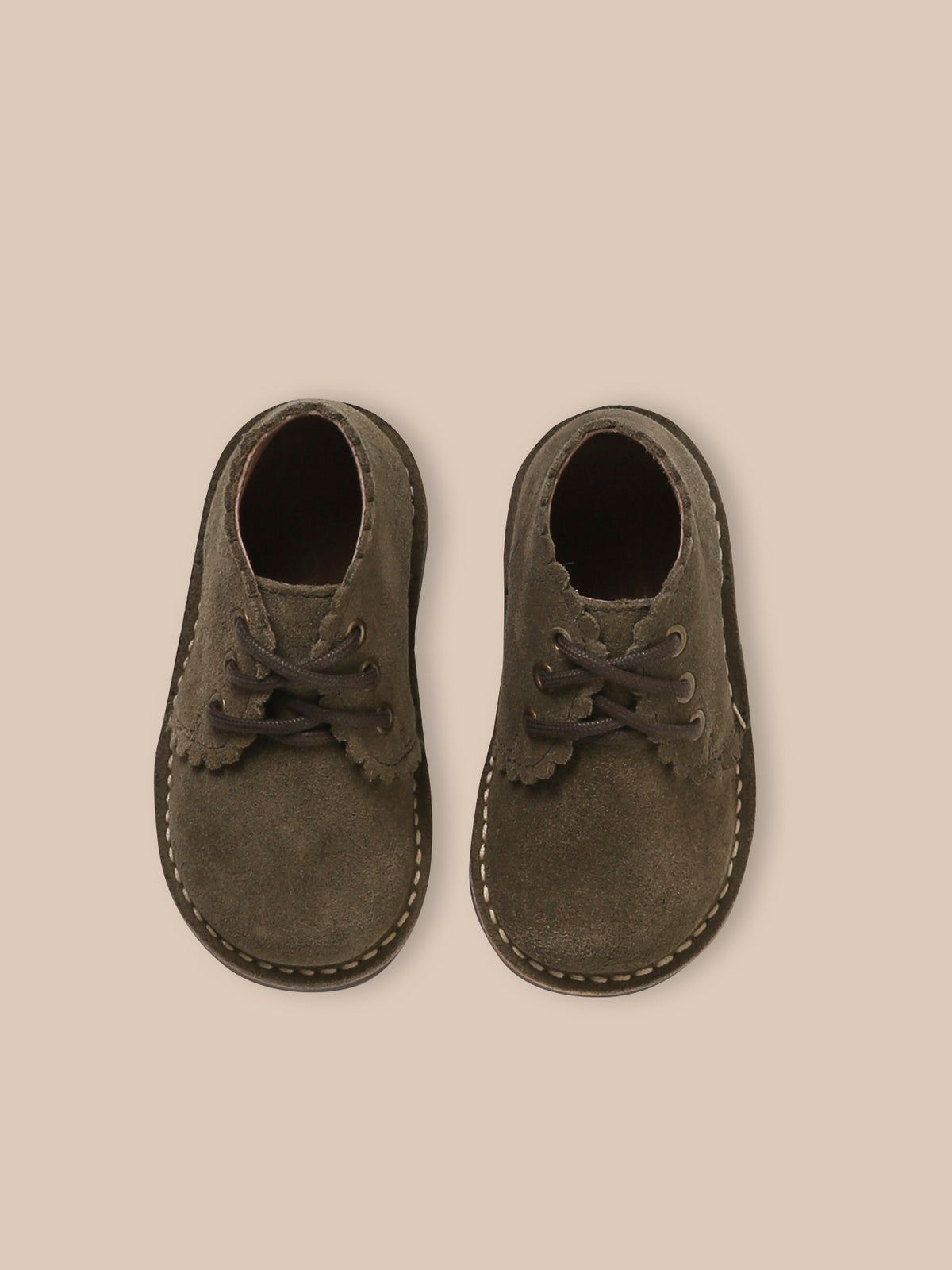 Bottines en cuir suédé bébé