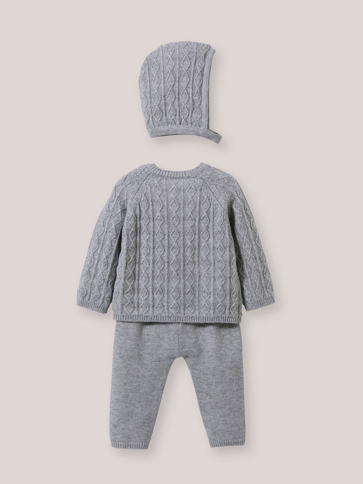 Ensemble en laine Bébé et son béguin