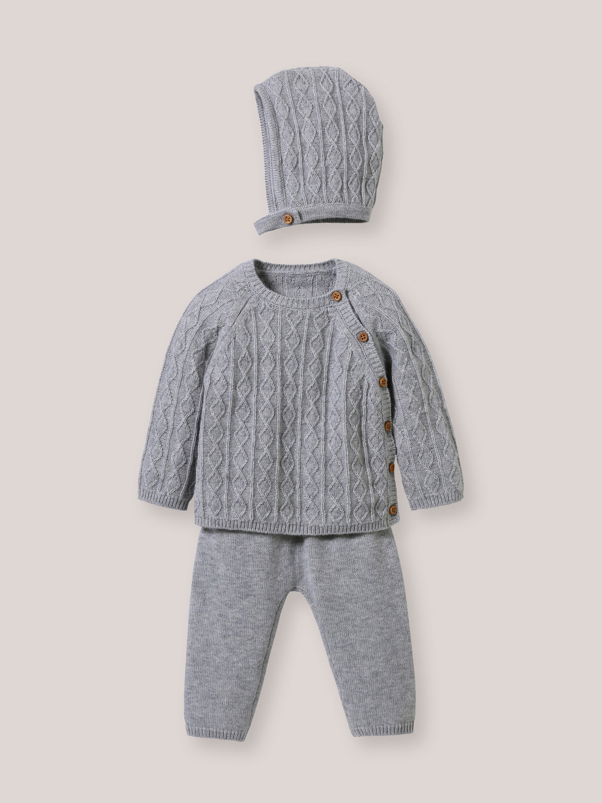 Ensemble en laine Bébé et son béguin