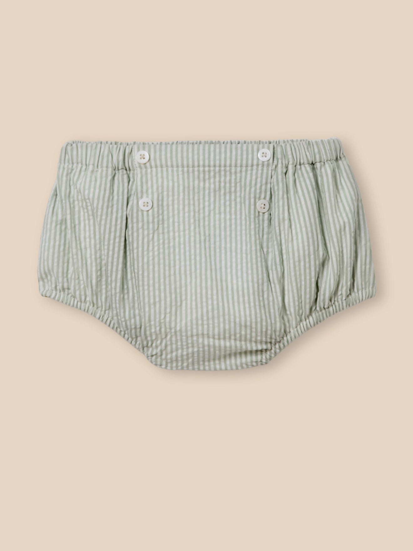 Ensemble T-shirt et bloomer en seersucker