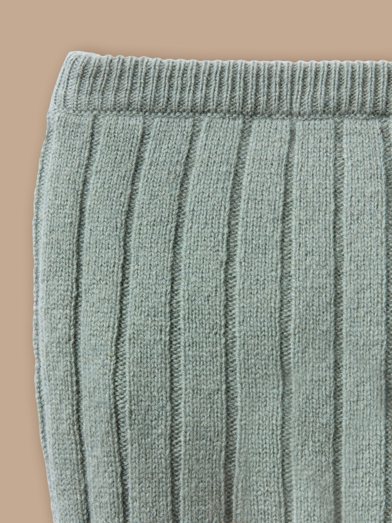 Baby-Set aus grobem Rippstrick