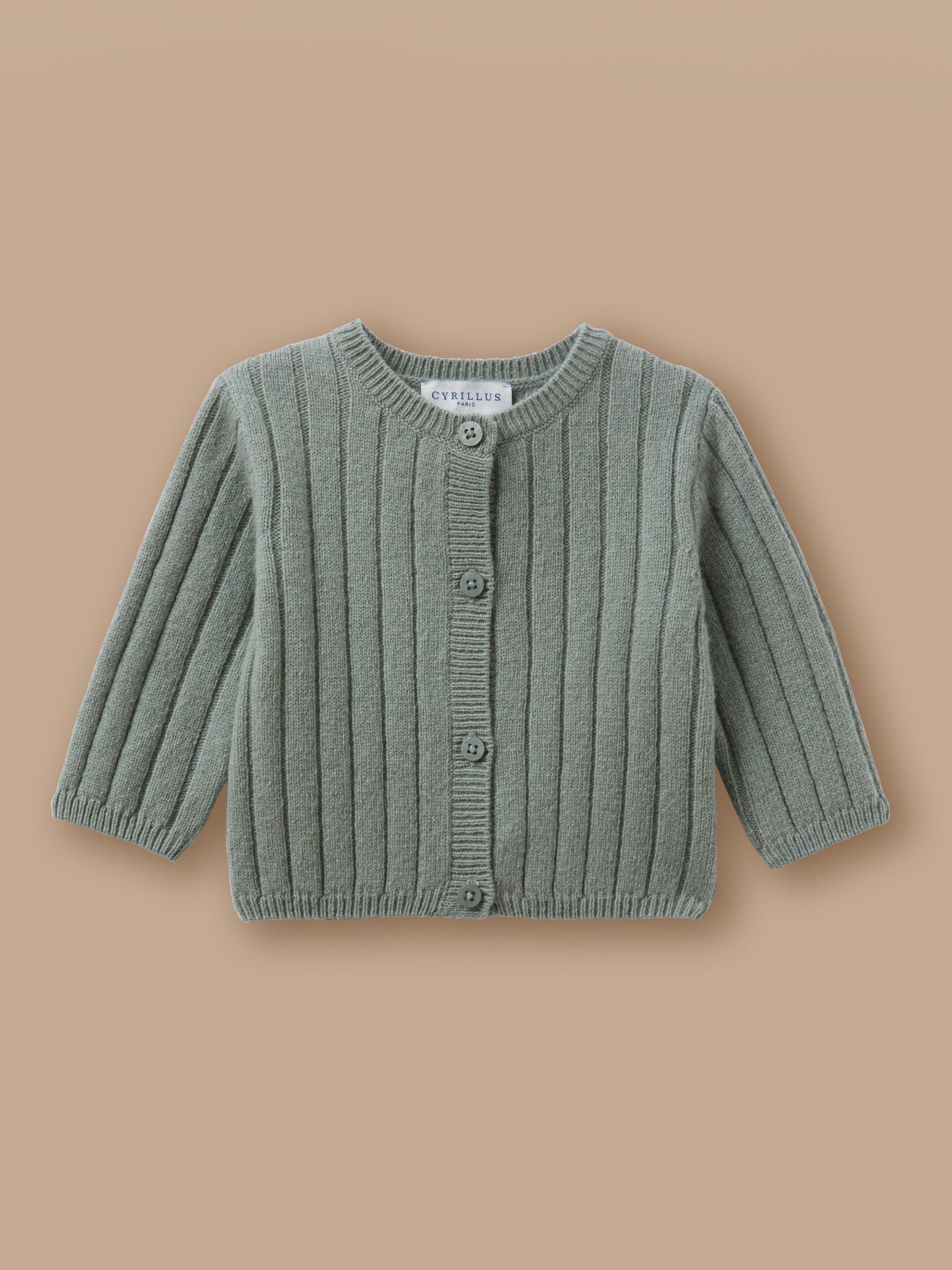 Baby-Set aus grobem Rippstrick