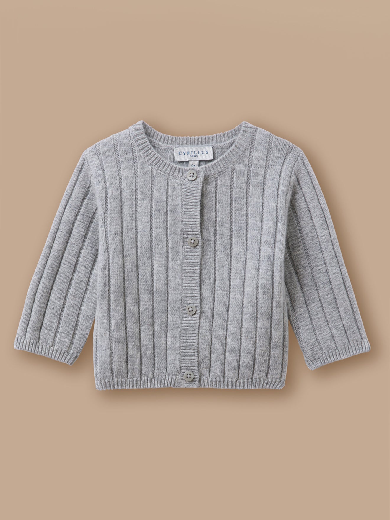 Baby-Set aus grobem Rippstrick