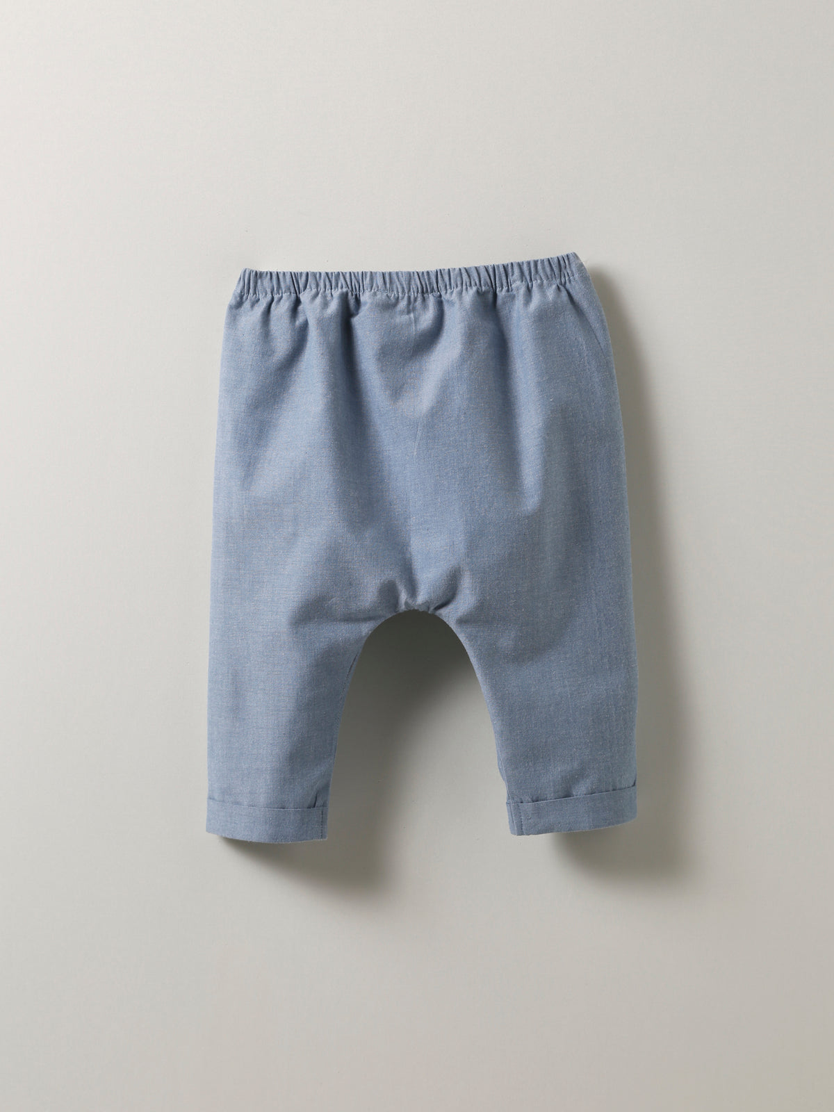 Baby-Pluderhose aus Chambray-Stoff