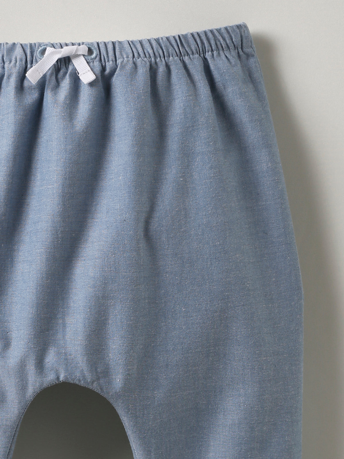 Baby-Pluderhose aus Chambray-Stoff