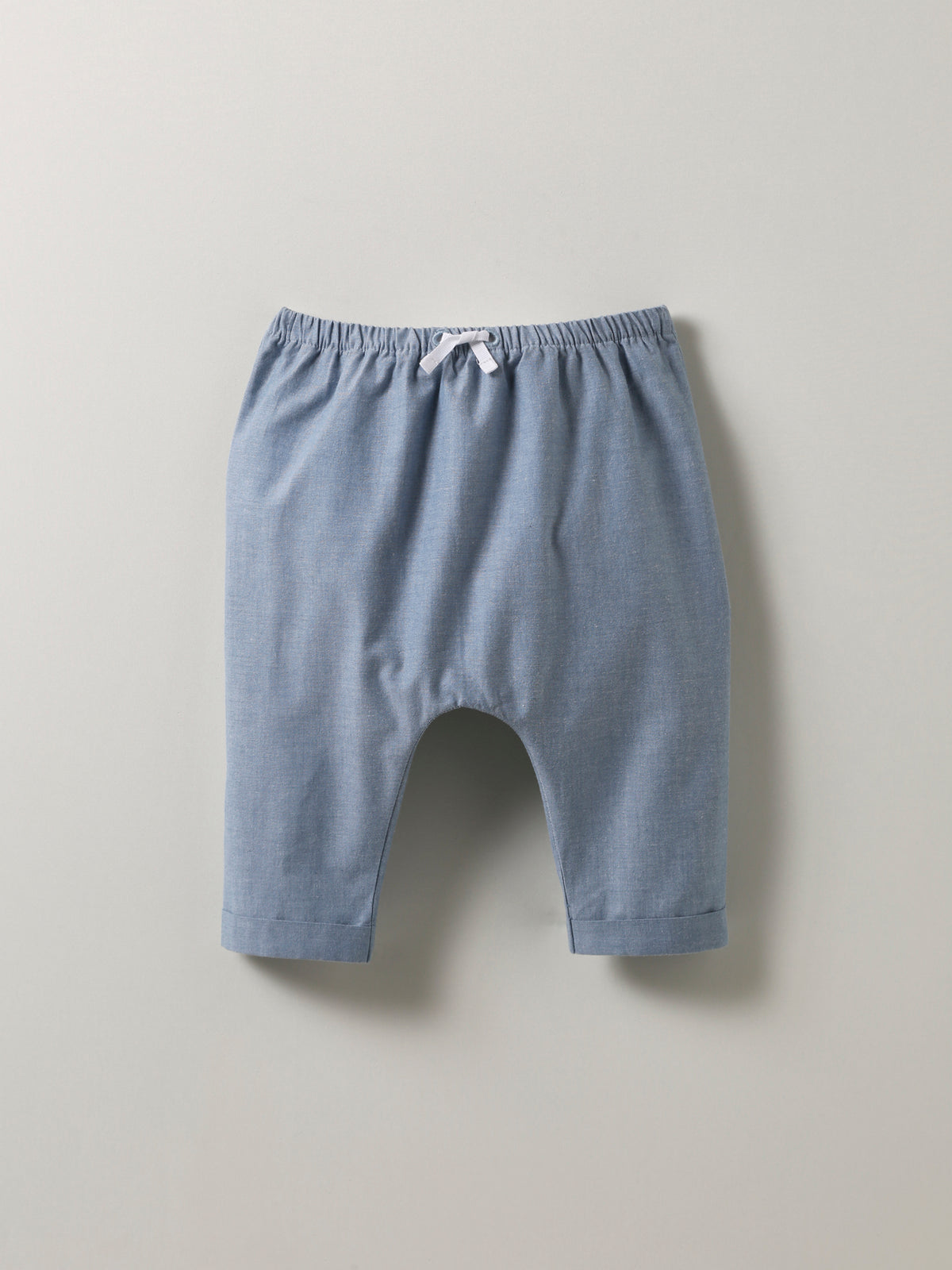 Baby-Pluderhose aus Chambray-Stoff