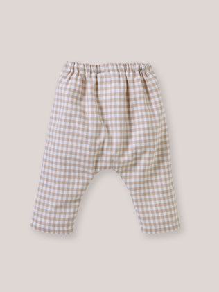 Baby-Pluderhose mit Vichy-Karos